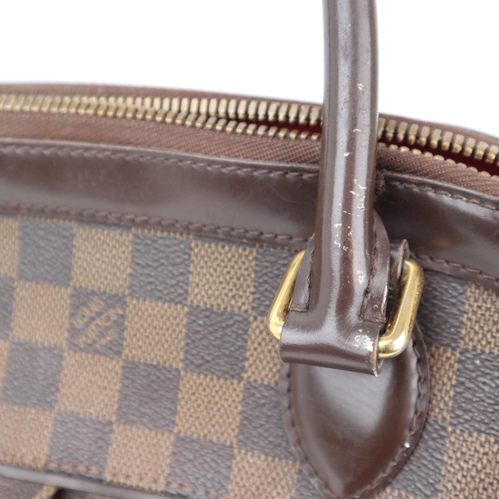 Louis Vuitton Trevi PM Shoulder Bag C1506 | Pre-Owned Excellent Brown Damier Ebene Canvas