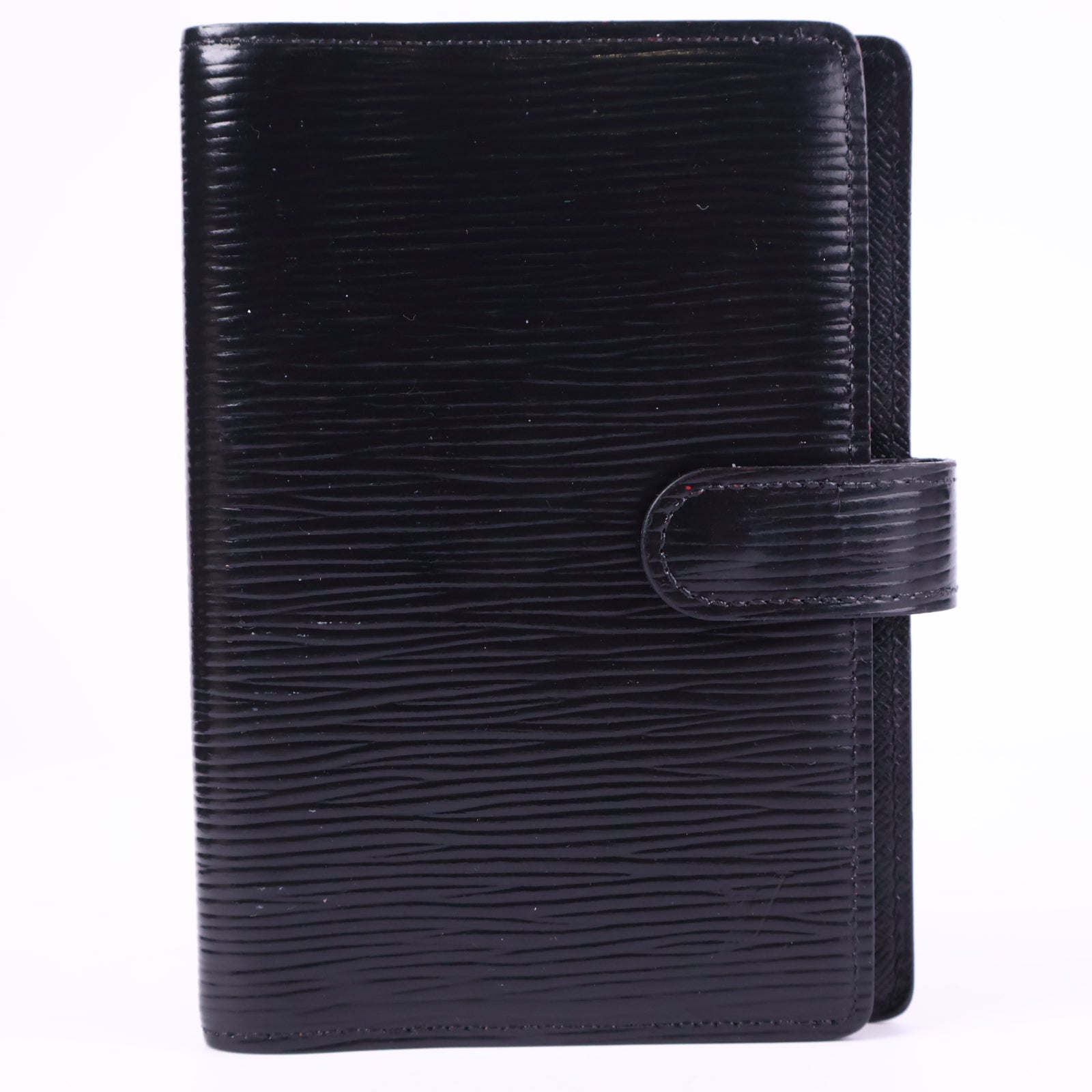 Louis Vuitton Black Epi Leather Agenda Cover Small Leather Goods J3115 | Pre-Owned Like New Black Leather