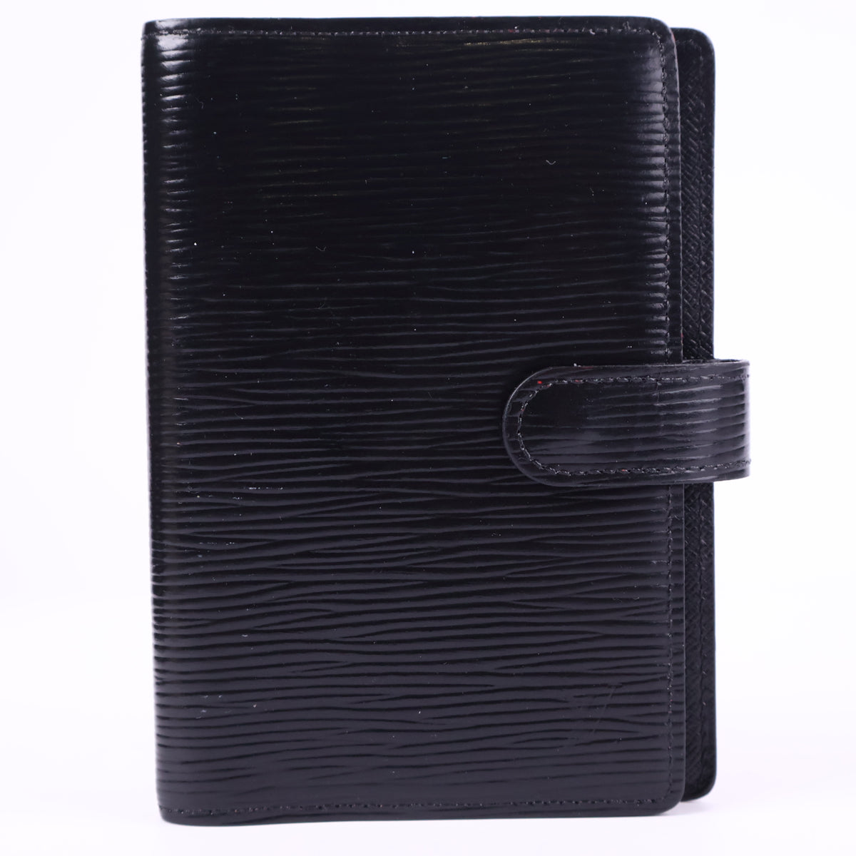 Louis Vuitton Black Epi Leather Agenda Cover Small Leather Goods J3115 | Pre-Owned Like New Black Leather