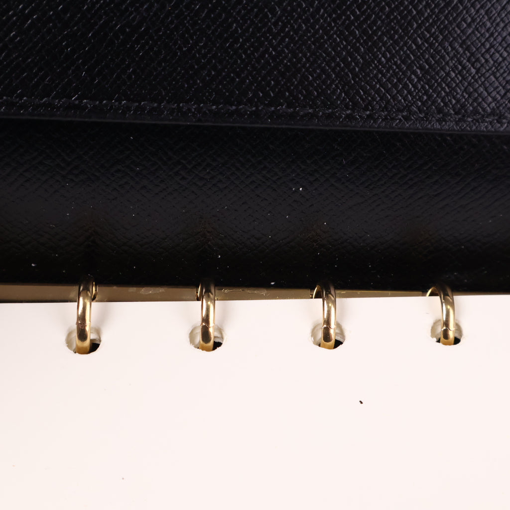Louis Vuitton Black Epi Leather Agenda Cover Small Leather Goods J3115 | Pre-Owned Like New Black Leather