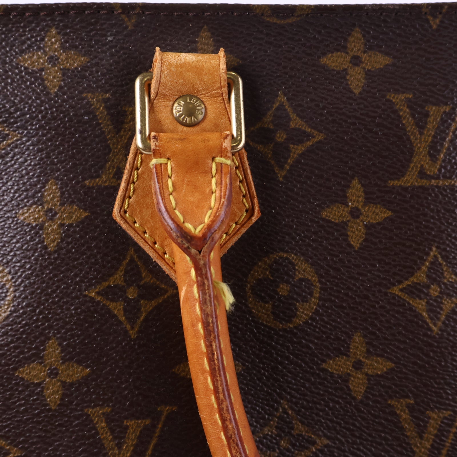 Louis Vuitton Monogram Sac Plat Bag Tote Bag J3094 | Pre-Owned Like New Brown Monogram Canvas