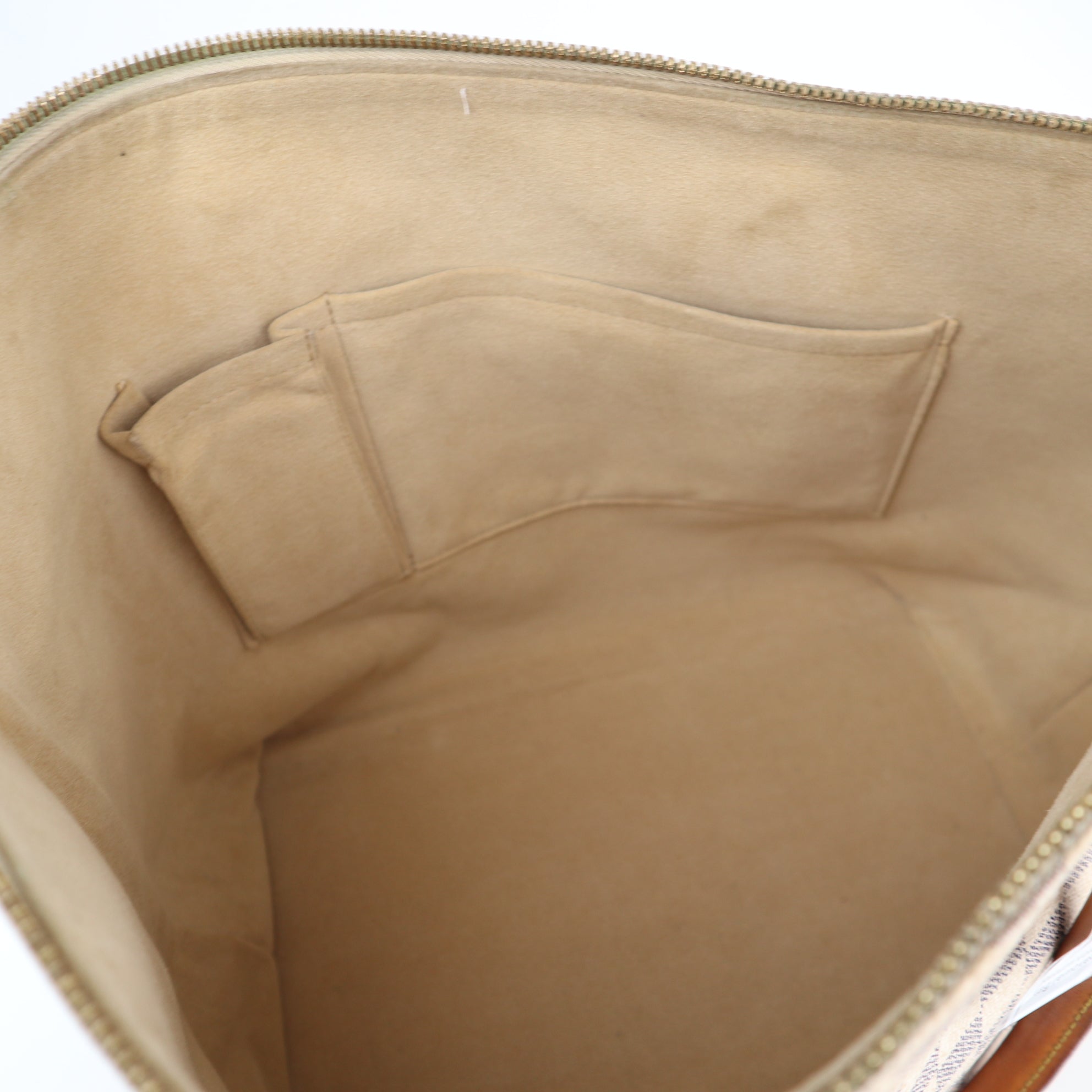 Louis Vuitton Saleya MM Shoulder Bag C1508 | Pre-Owned Very Good Ivory Blue Damier Azur Canvas