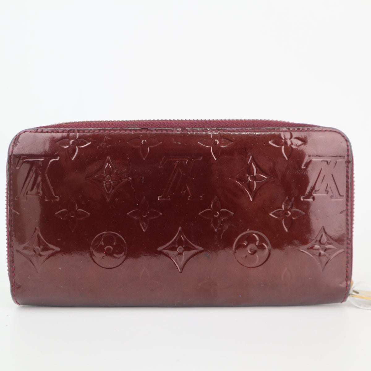 C2381 Louis Vuitton Wallet Monogram Vernis Zippy Wallet | Pre-Owned Very Good Vernis patent leather/Monogram