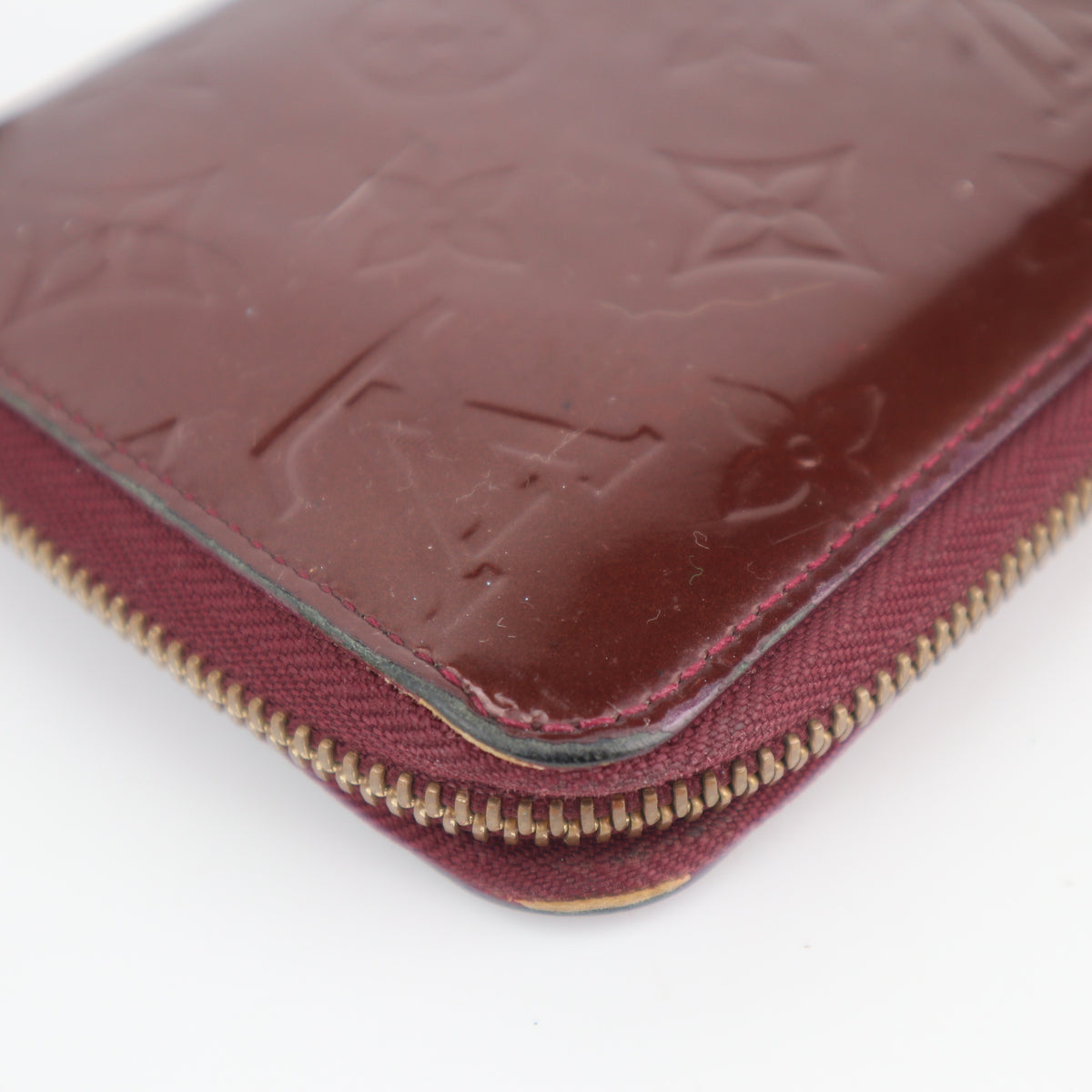 C2381 Louis Vuitton Wallet Monogram Vernis Zippy Wallet | Pre-Owned Very Good Vernis patent leather/Monogram