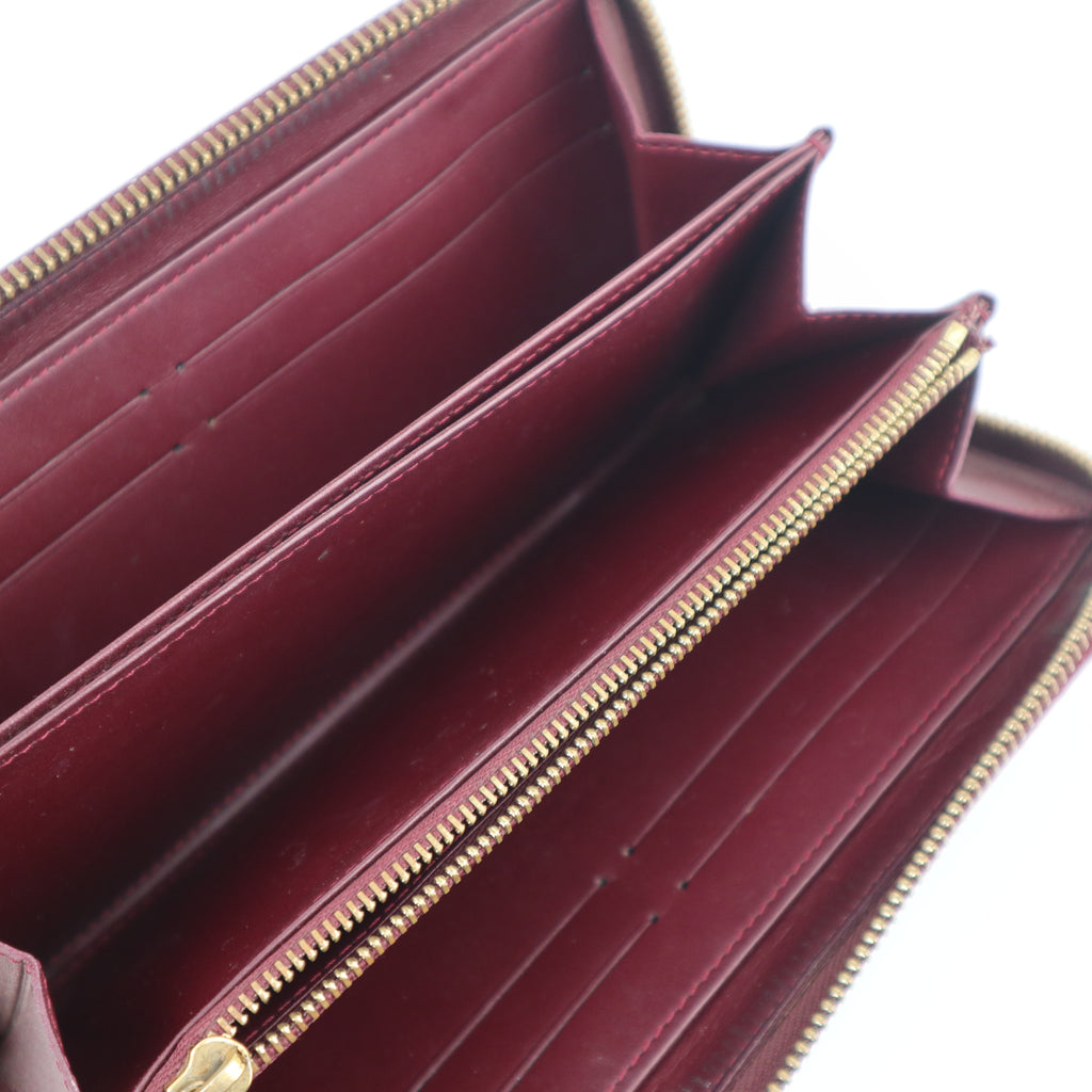 C2381 Louis Vuitton Wallet Monogram Vernis Zippy Wallet | Pre-Owned Very Good Vernis patent leather/Monogram