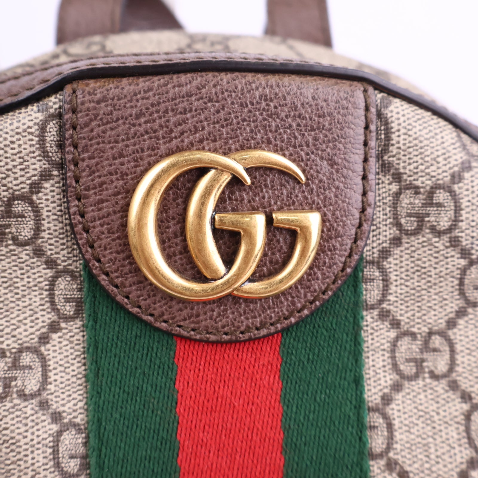 Gucci GG Supreme Canvas Ophidia Backpack Backpack J3241 | Pre-Owned Like New Canvas