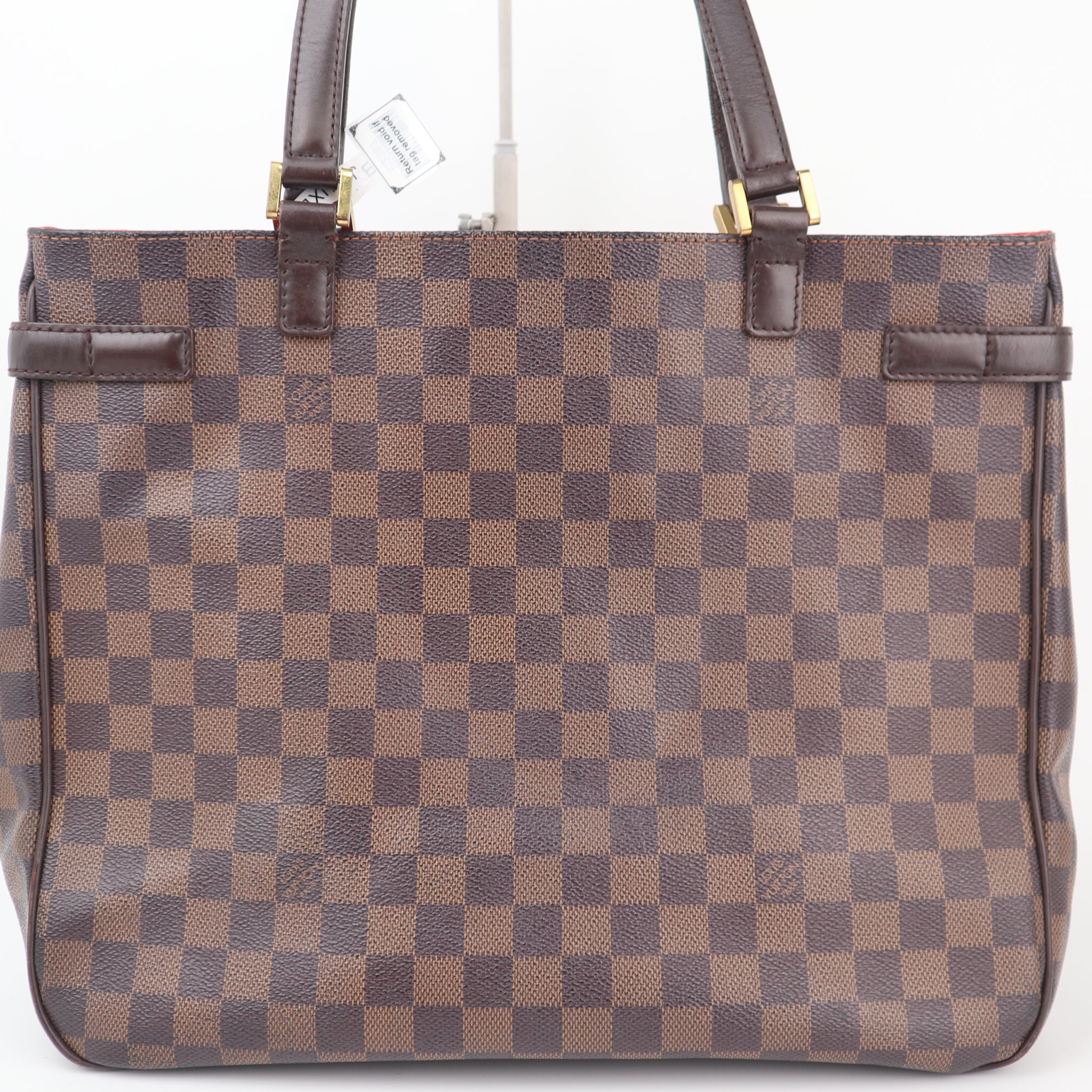 C2387 Louis Vuitton Tote Bag Damier Ebene Uzes | Pre-Owned Very Good Brown Coated canvas/Damier Ebene