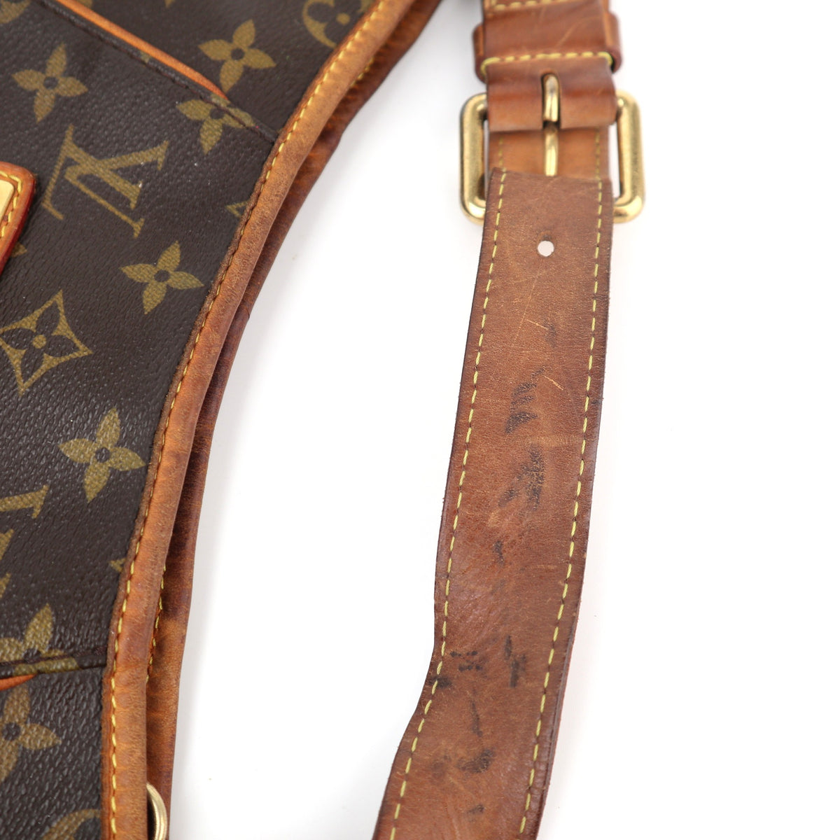 C2389 Louis Vuitton Shoulder Bag Monogram Galliera | Pre-Owned Very Good Brown Coated canvas/Monogram
