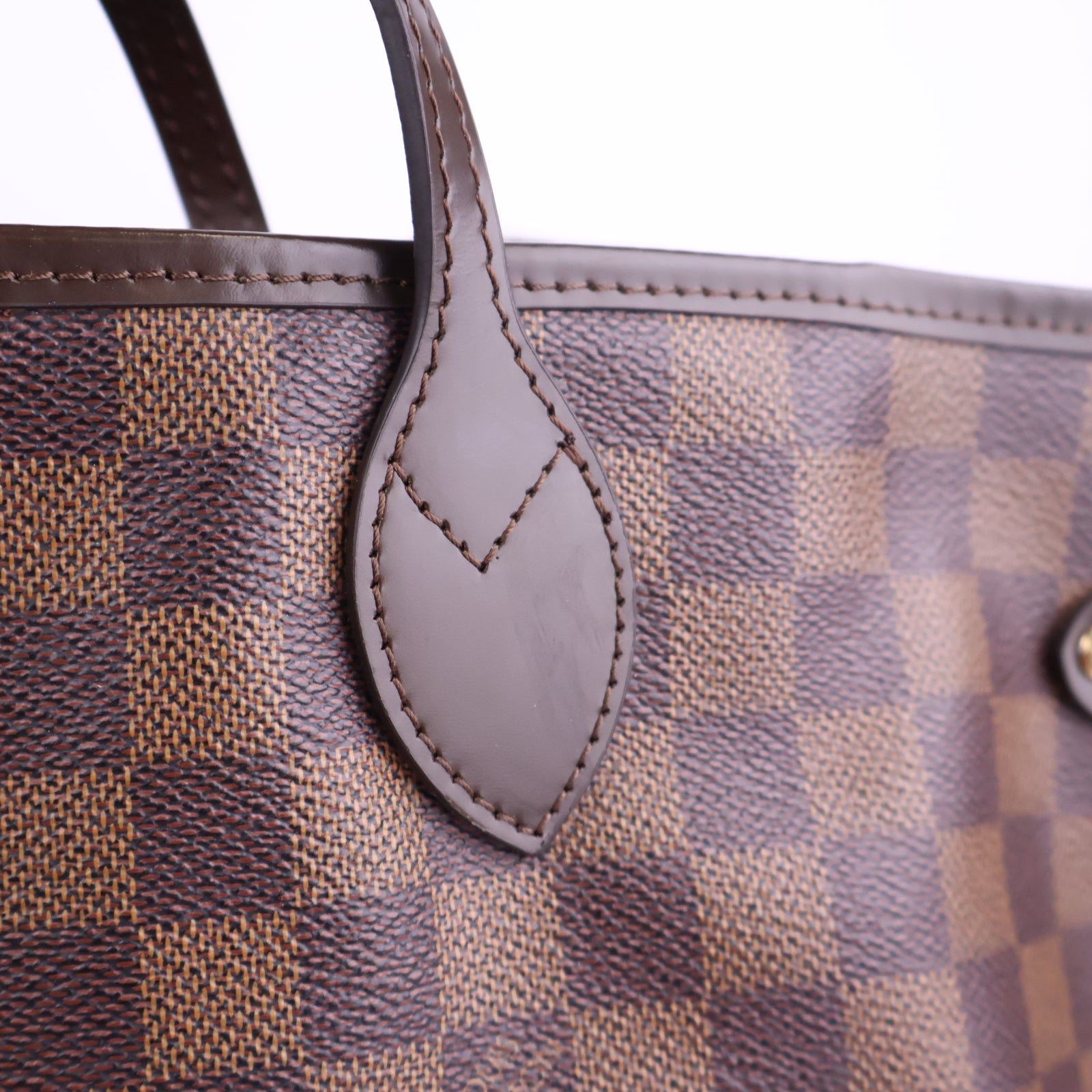 Louis Vuitton Damier Neverfull MM Tote Bag Tote Bag J2064R | Pre-Owned Like New Brown Damier Canvas
