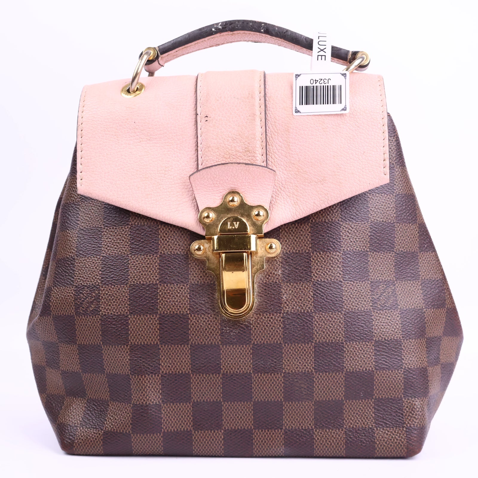 Louis Vuitton Clapton Damier Ebene backpack Shoulder Bag J3240 | Pre-Owned Very Good Brown Damier Ebene Canvas