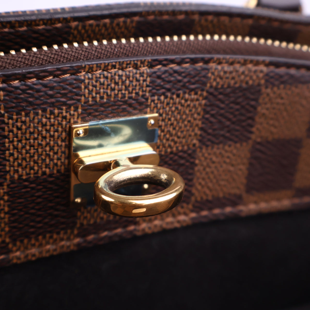 Louis Vuitton Damier Ebene Canvas Shoulder Bag J3325 | Pre-Owned Like New Brown Damier Ebene Canvas