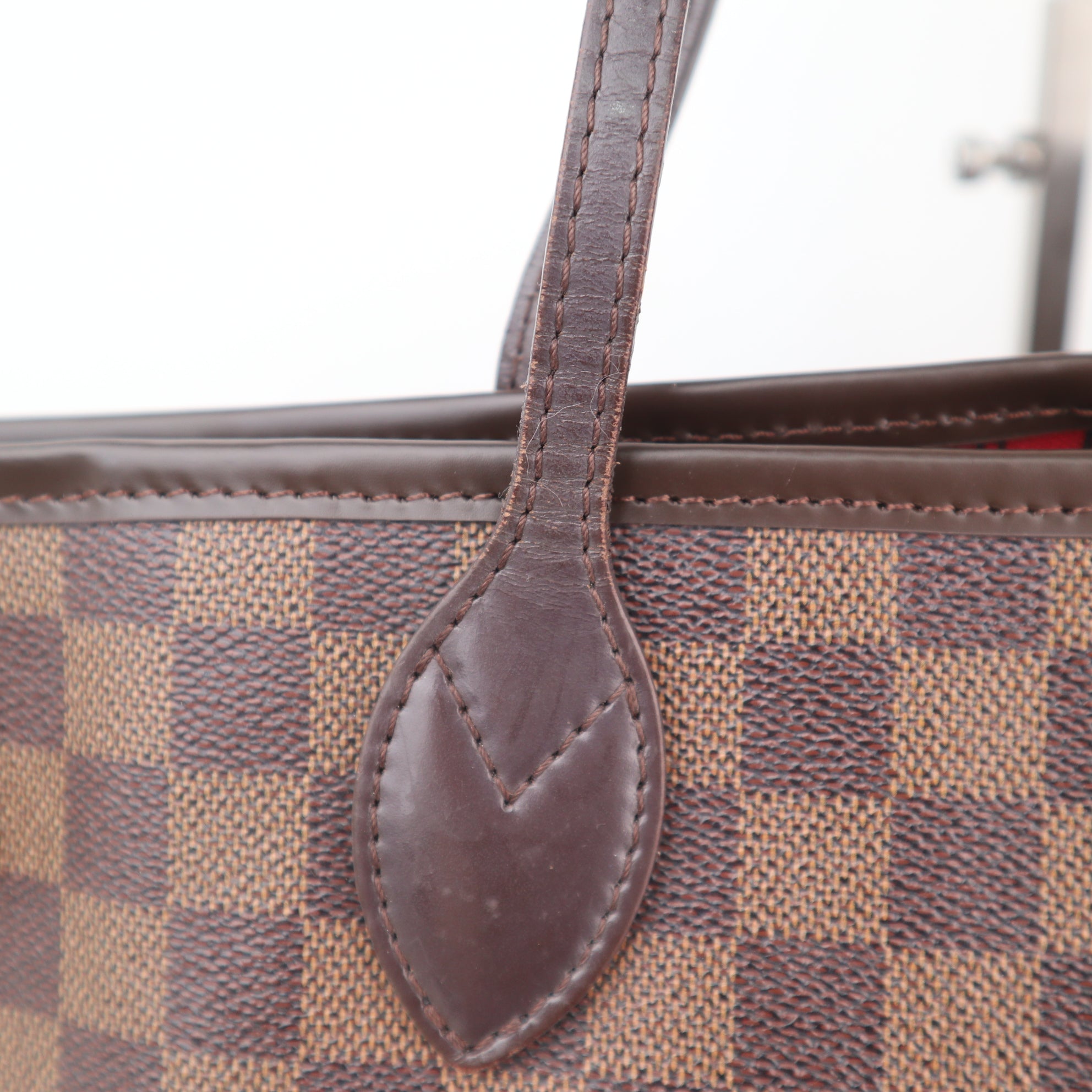 C2393R Louis Vuitton Shoulder Bag Damier Ebene Neverfull MM | Pre-Owned Very Good Brown Coated canvas/Damier Ebene