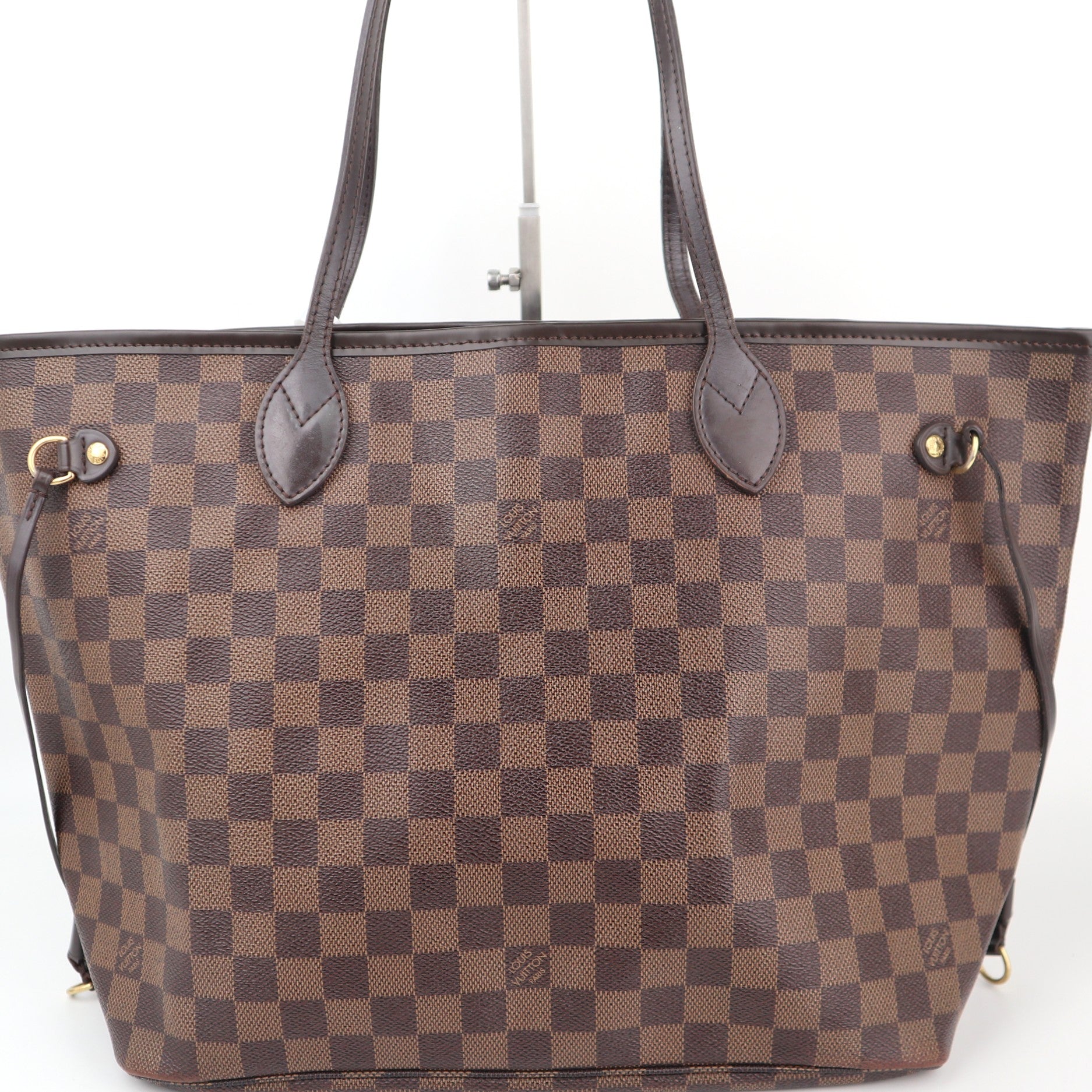 C2393R Louis Vuitton Shoulder Bag Damier Ebene Neverfull MM | Pre-Owned Very Good Brown Coated canvas/Damier Ebene