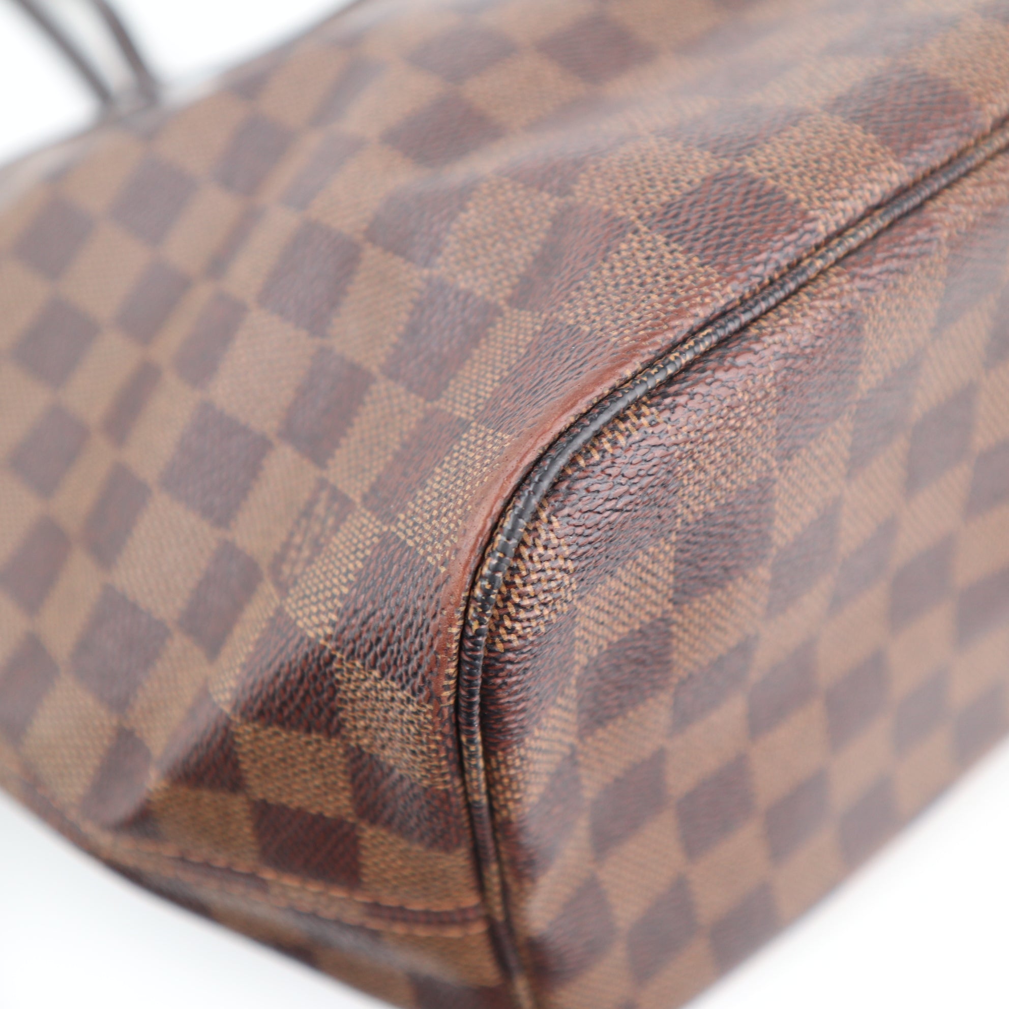 C2393R Louis Vuitton Shoulder Bag Damier Ebene Neverfull MM | Pre-Owned Very Good Brown Coated canvas/Damier Ebene