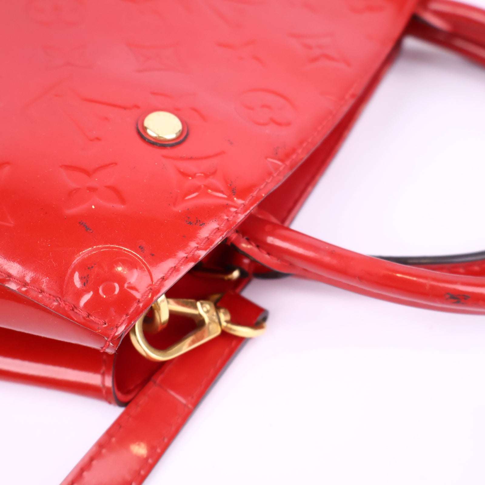 Louis Vuitton Monogram Vernis Montaigne MM satchel Shoulder Bag J3327 | Pre-Owned Excellent Brown Monogram Canvas