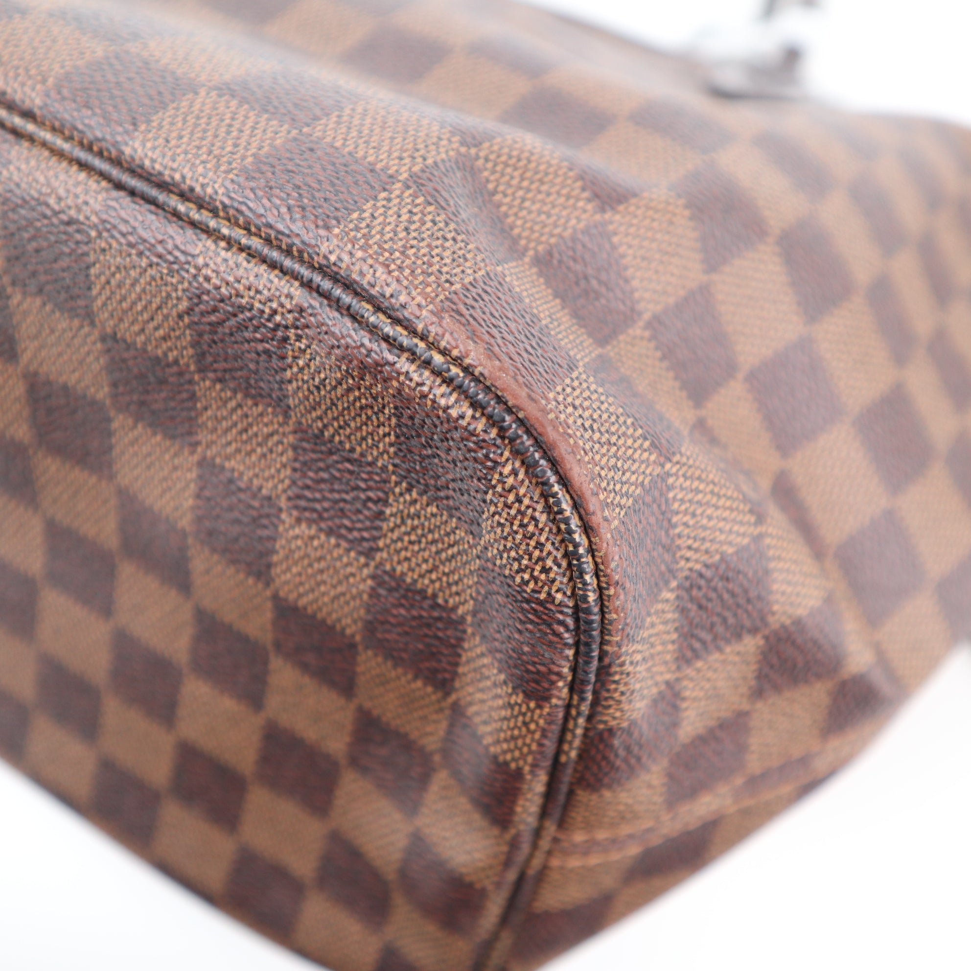 C2393R Louis Vuitton Shoulder Bag Damier Ebene Neverfull MM | Pre-Owned Very Good Brown Coated canvas/Damier Ebene