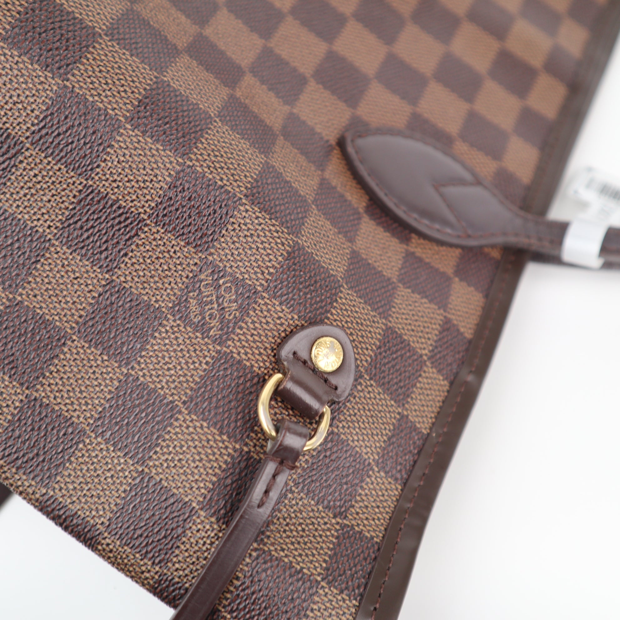C2393R Louis Vuitton Shoulder Bag Damier Ebene Neverfull MM | Pre-Owned Very Good Brown Coated canvas/Damier Ebene
