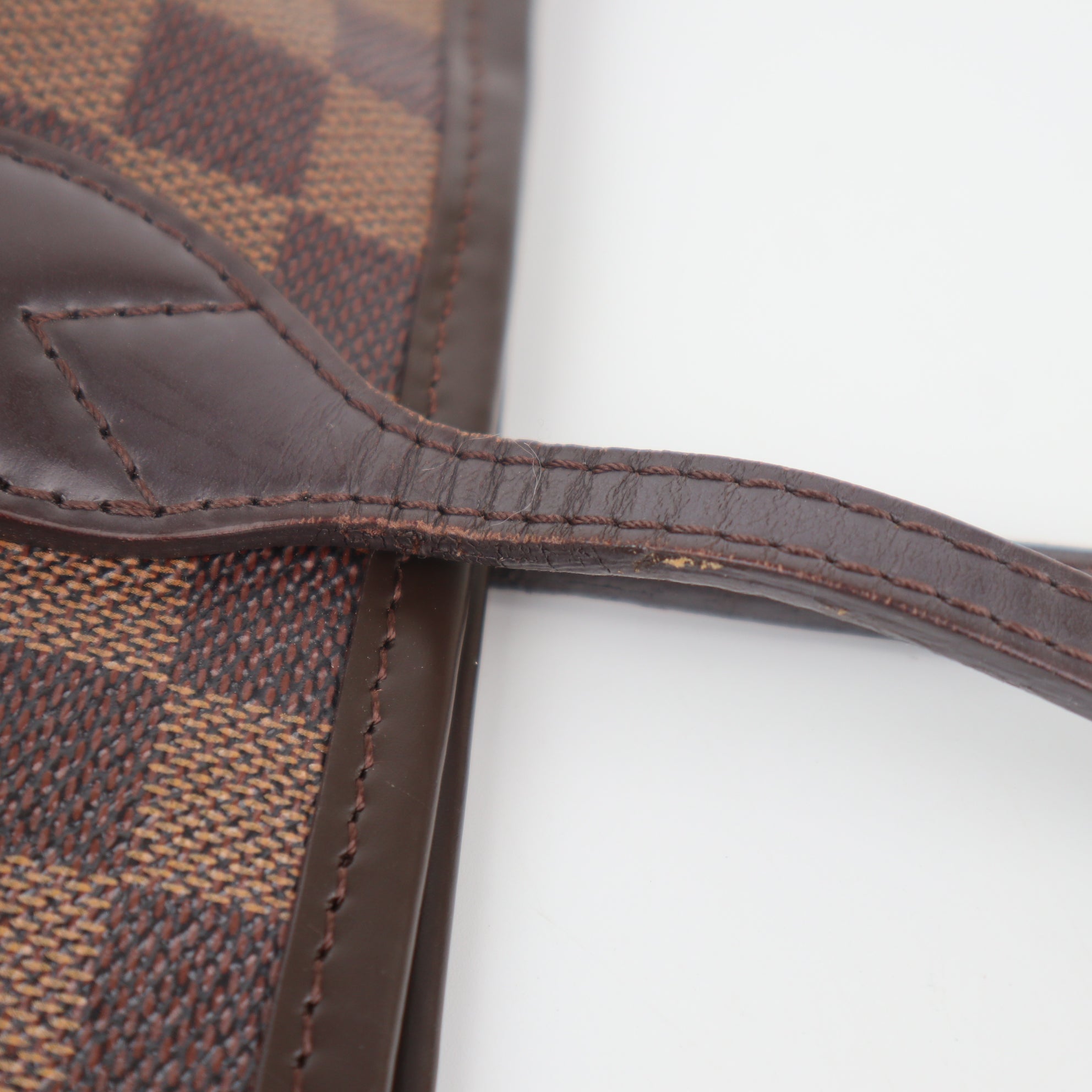 C2393R Louis Vuitton Shoulder Bag Damier Ebene Neverfull MM | Pre-Owned Very Good Brown Coated canvas/Damier Ebene