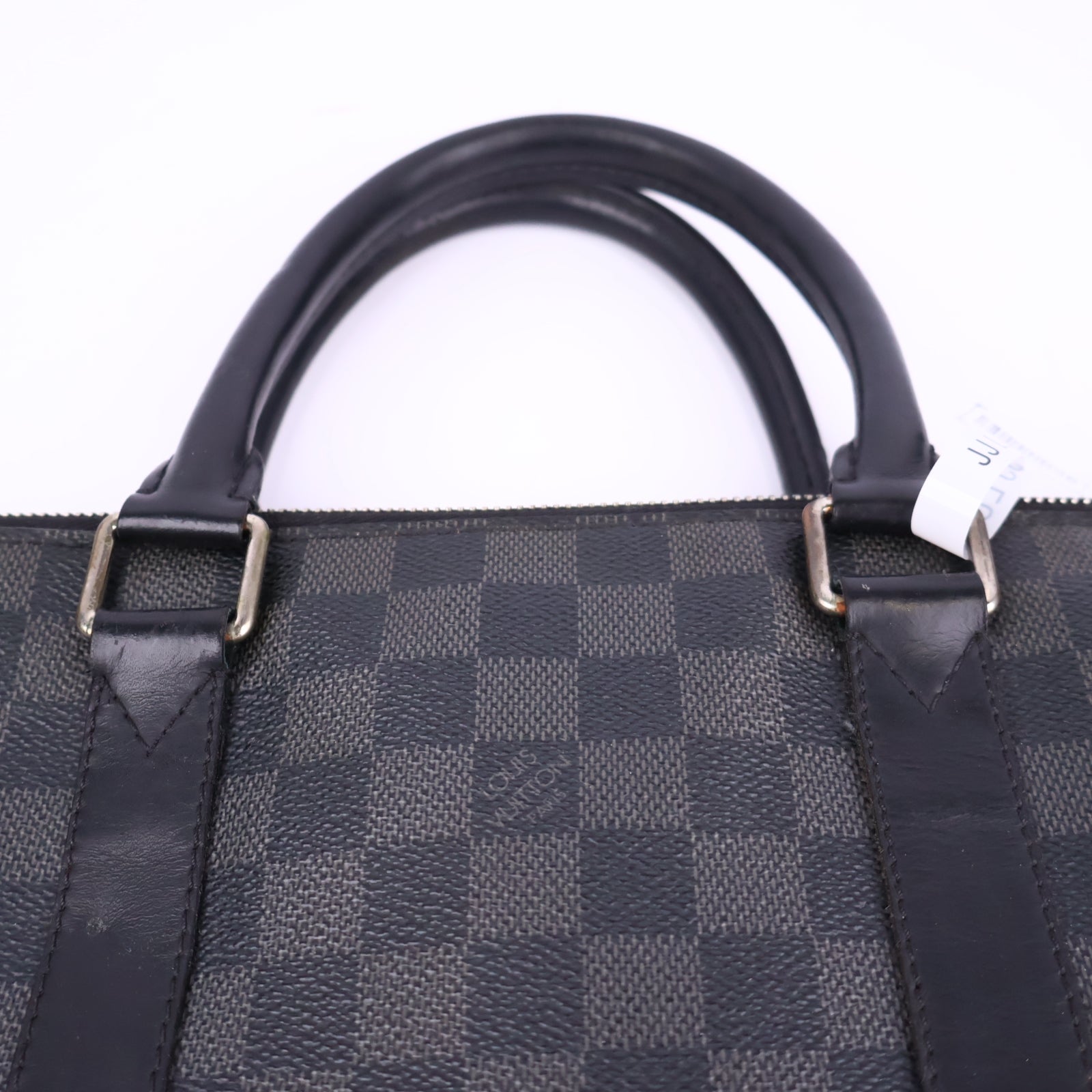 Louis Vuitton Damier Graphite Anton Briefcase Messenger Bag J3326 | Pre-Owned Excellent Black / Grey Damier Graphite Canvas