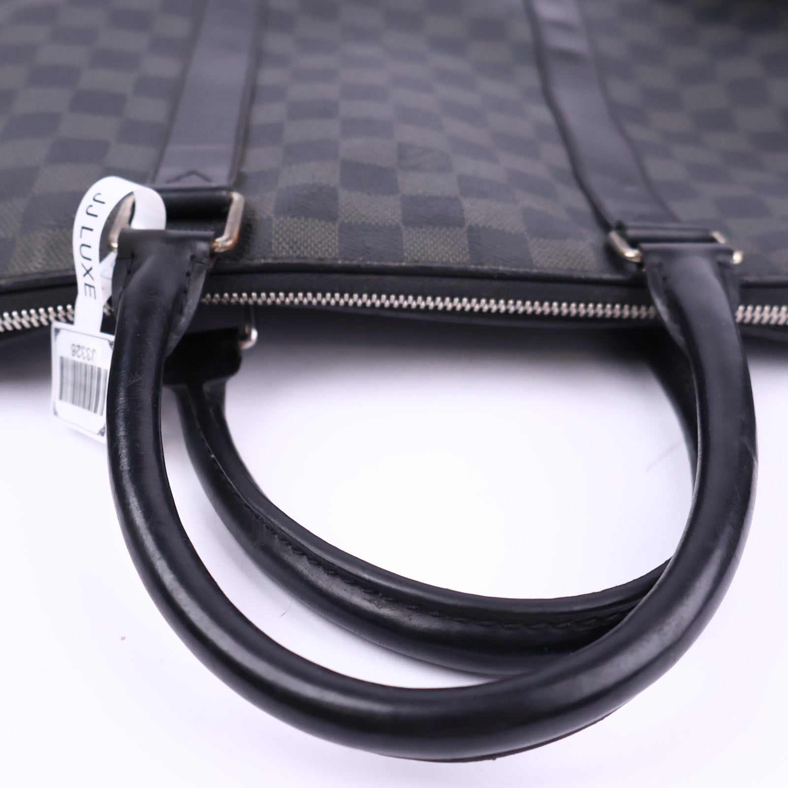 Louis Vuitton Damier Graphite Anton Briefcase Messenger Bag J3326 | Pre-Owned Excellent Black / Grey Damier Graphite Canvas