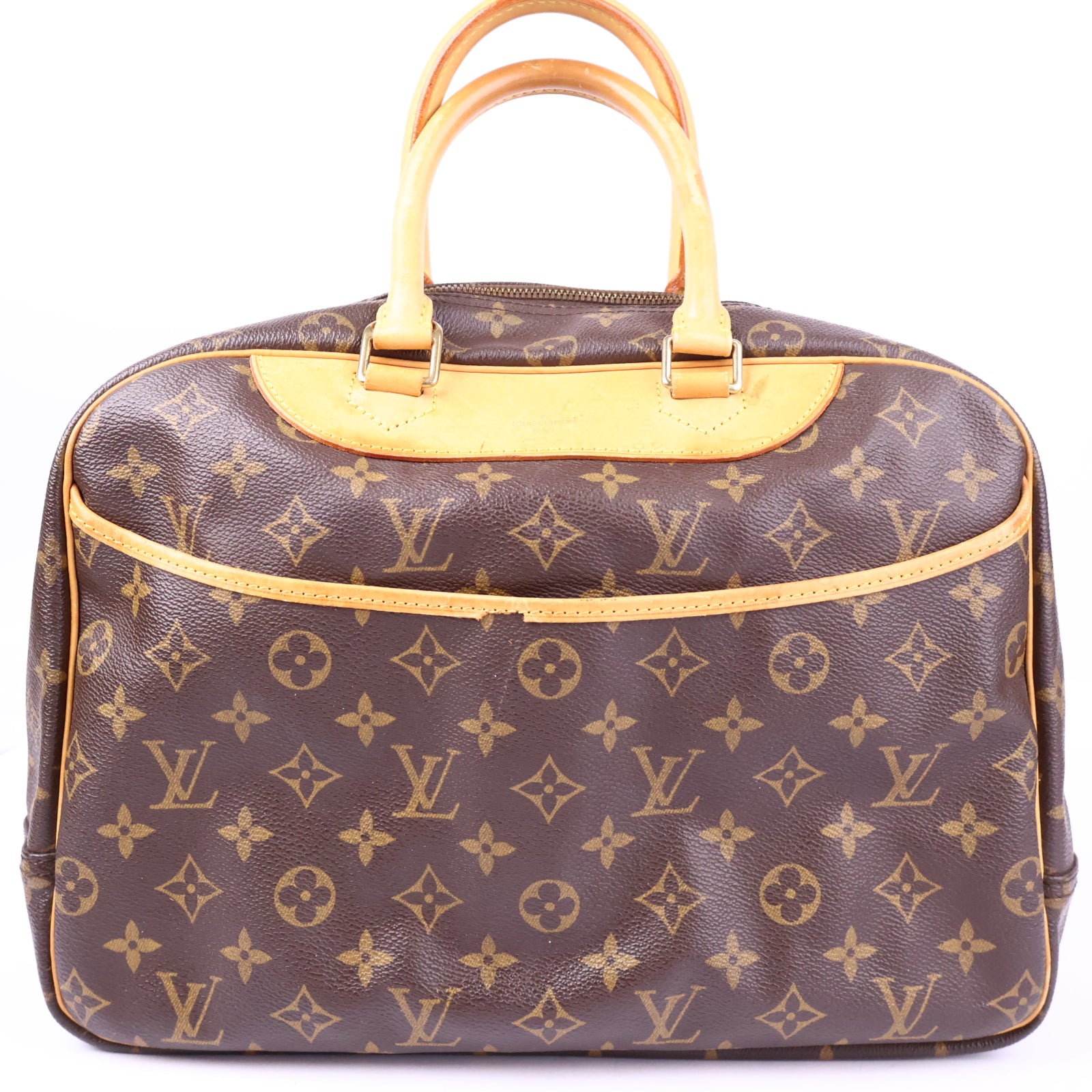 Louis Vuitton Monogram Deauville tote bag Tote Bag J2155R | Pre-Owned Good Brown Monogram Canvas