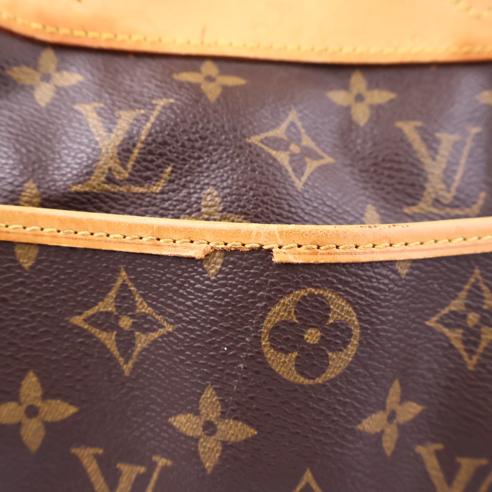 Louis Vuitton Monogram Deauville tote bag Tote Bag J2155R | Pre-Owned Good Brown Monogram Canvas