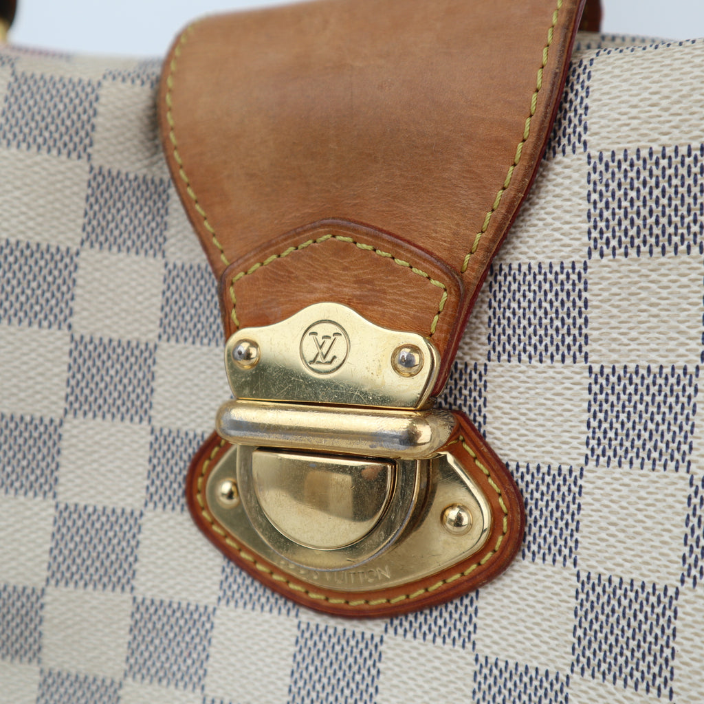 C2399 Louis Vuitton Shoulder Bag Damier Azur Stresa GM | Pre-Owned Very Good White / Blue Coated canvas/Damier Azur