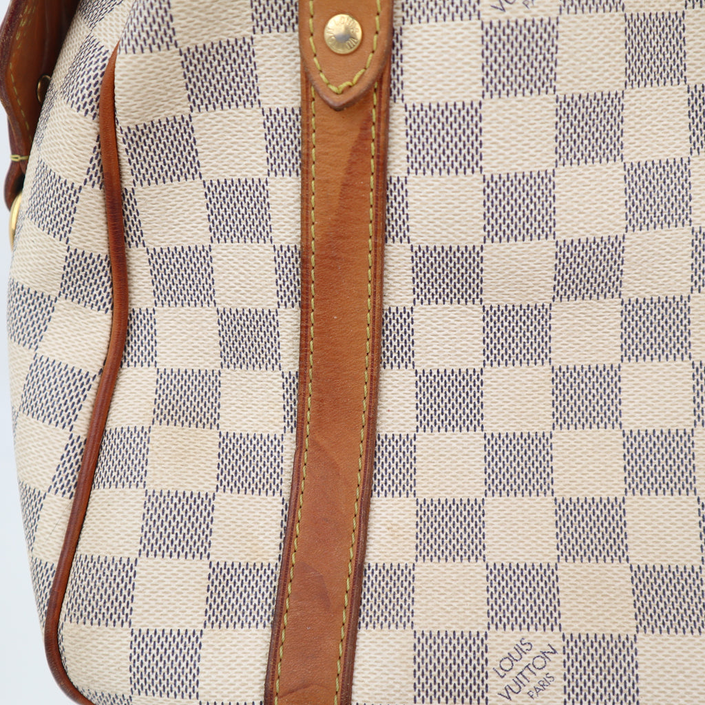 C2399 Louis Vuitton Shoulder Bag Damier Azur Stresa GM | Pre-Owned Very Good White / Blue Coated canvas/Damier Azur