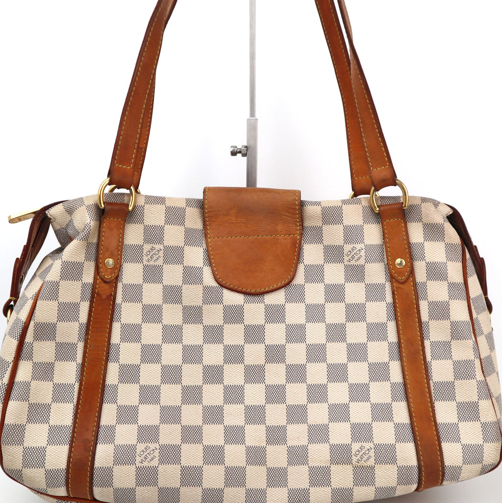 C2399 Louis Vuitton Shoulder Bag Damier Azur Stresa GM | Pre-Owned Very Good White / Blue Coated canvas/Damier Azur