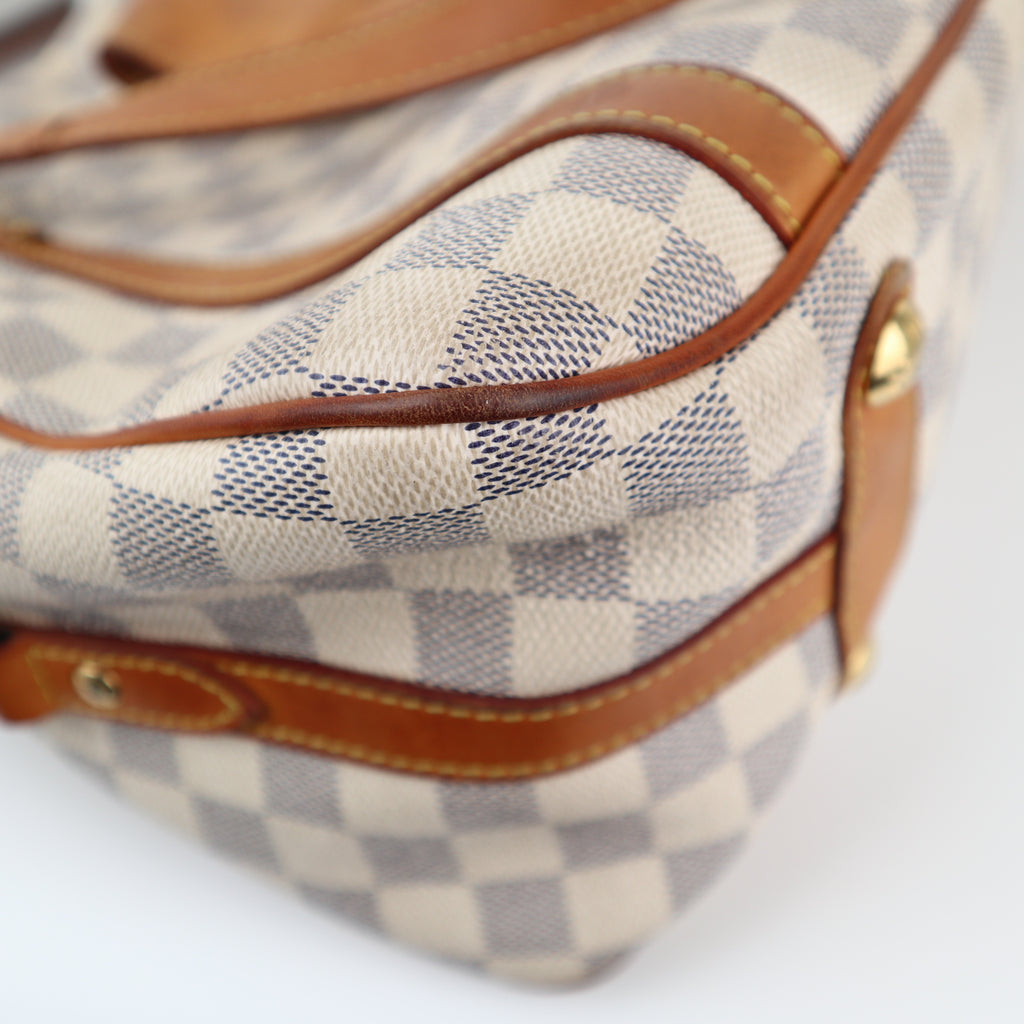 C2399 Louis Vuitton Shoulder Bag Damier Azur Stresa GM | Pre-Owned Very Good White / Blue Coated canvas/Damier Azur