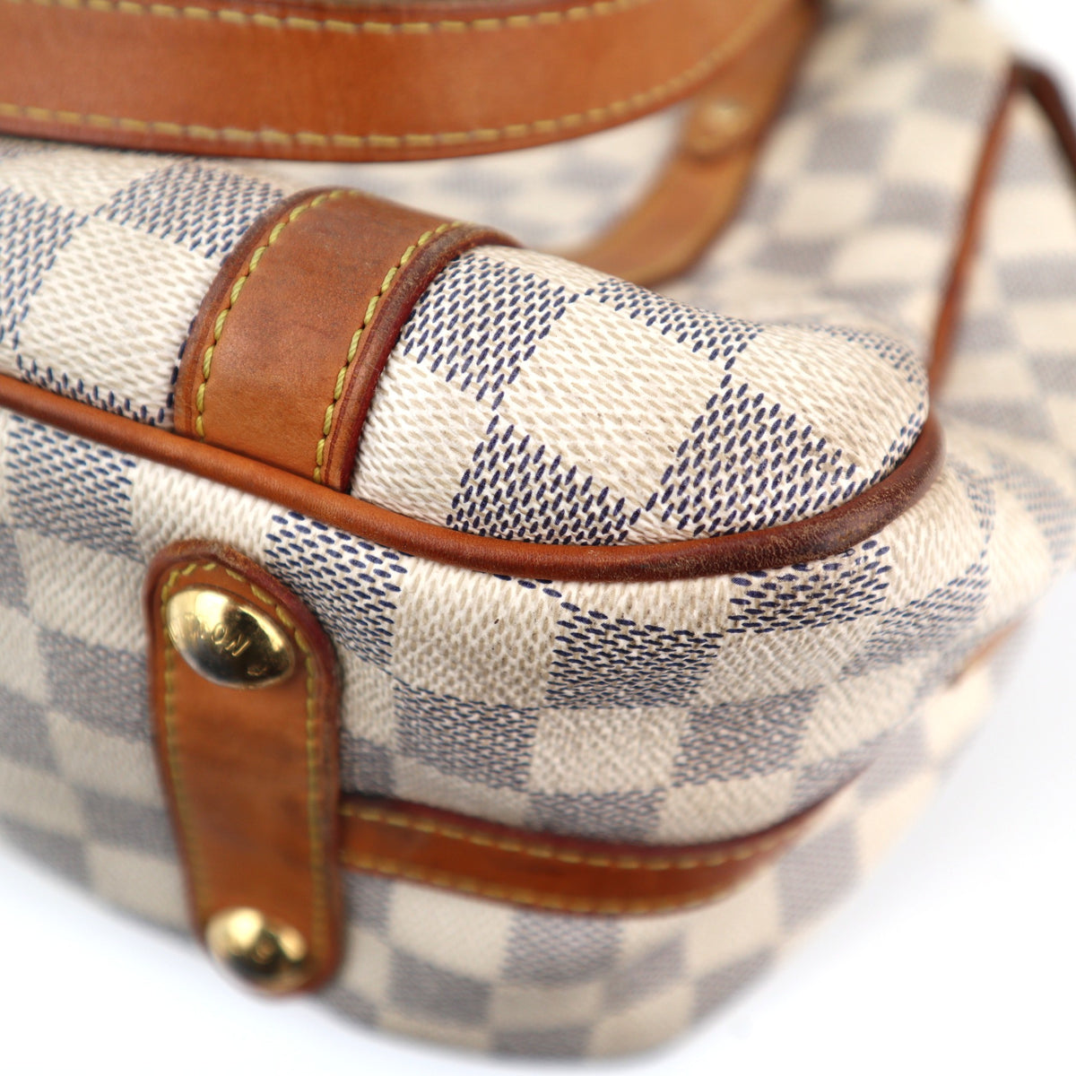 C2399 Louis Vuitton Shoulder Bag Damier Azur Stresa GM | Pre-Owned Very Good White / Blue Coated canvas/Damier Azur