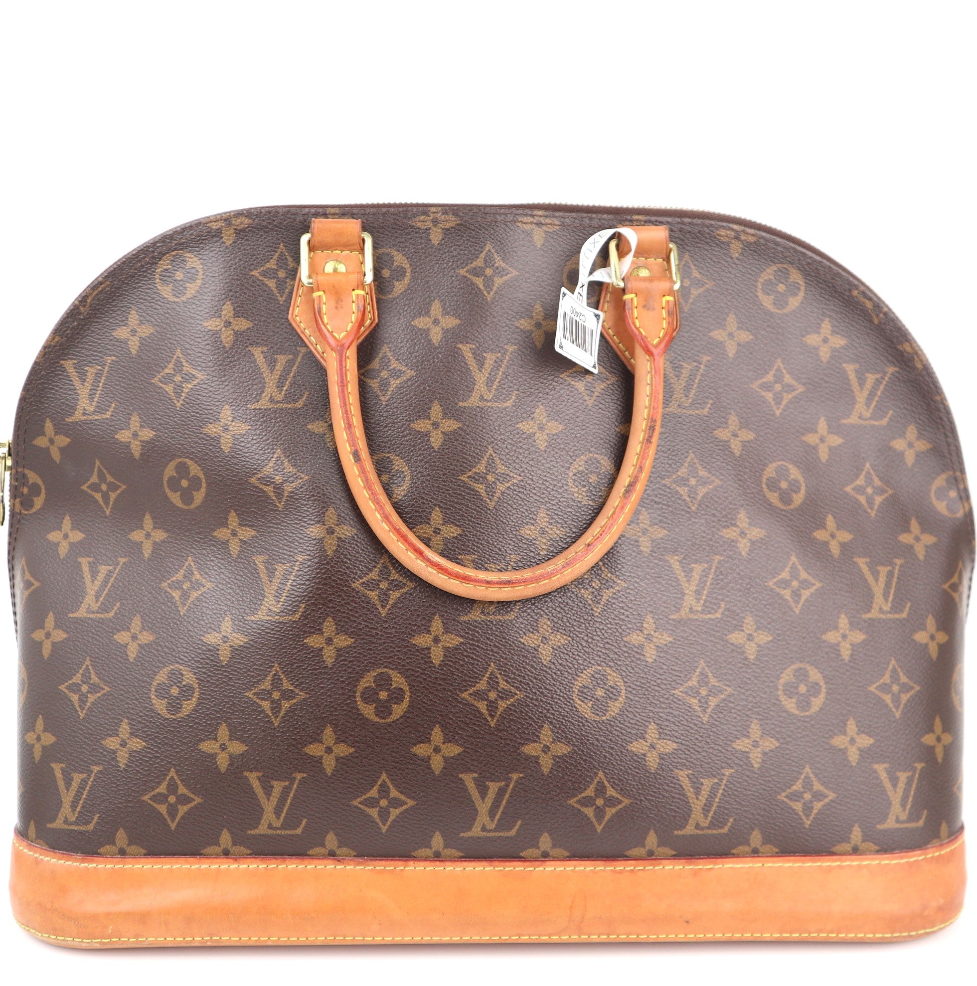 C2400 Louis Vuitton Top Handle Bag Monogram Canvas Alma GM | Pre-Owned Very Good Brown Coated canvas/Monogram