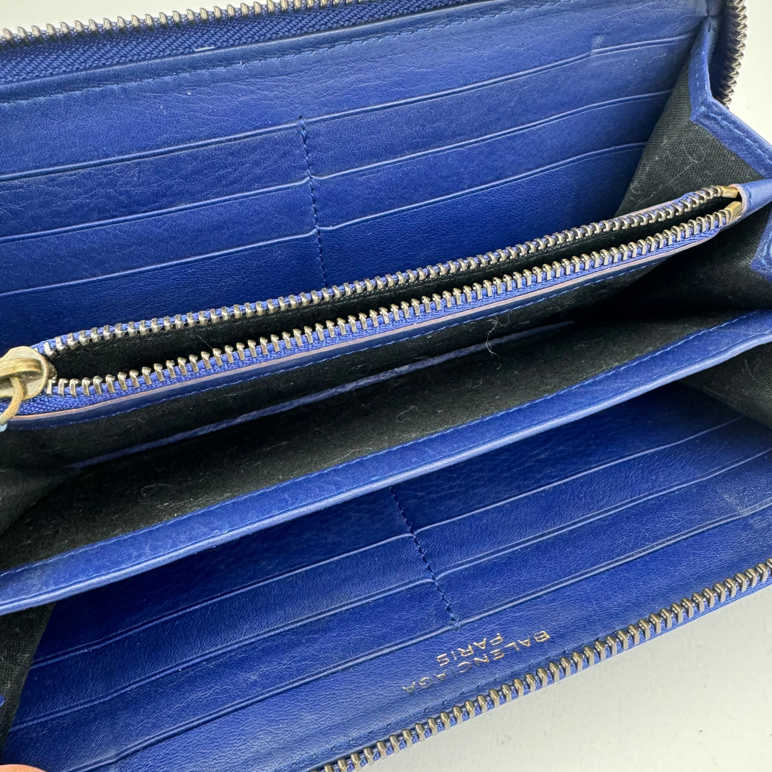 J1783 Balenciaga Motocross Classic Money Wallet- Pre Owned