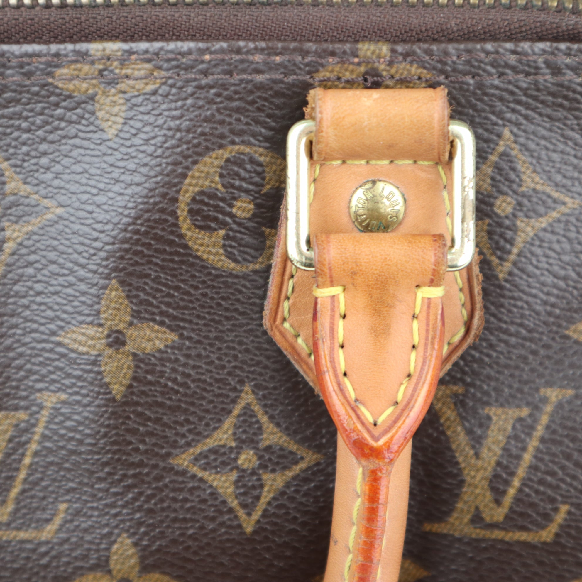 C2400 Louis Vuitton Top Handle Bag Monogram Canvas Alma GM | Pre-Owned Very Good Brown Coated canvas/Monogram