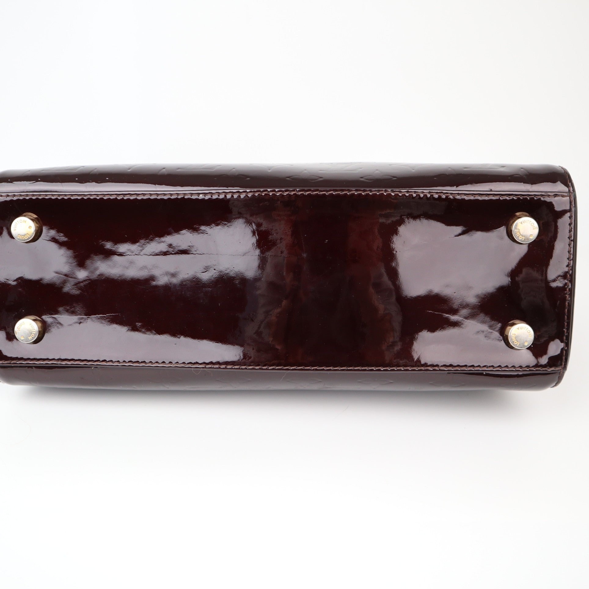 C2059 Louis Vuitton Brea MM Monogram Vernis Amarante- Pre Owned