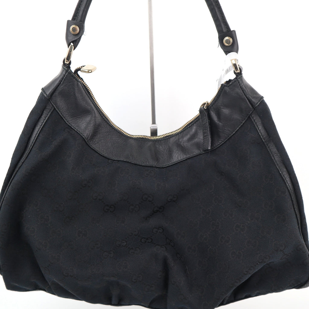 C2405 Gucci Shoulder Bag Abbey D-Ring GG Canvas Hobo | Pre-Owned Very Good Beige / Brown GG canvas/GG monogram