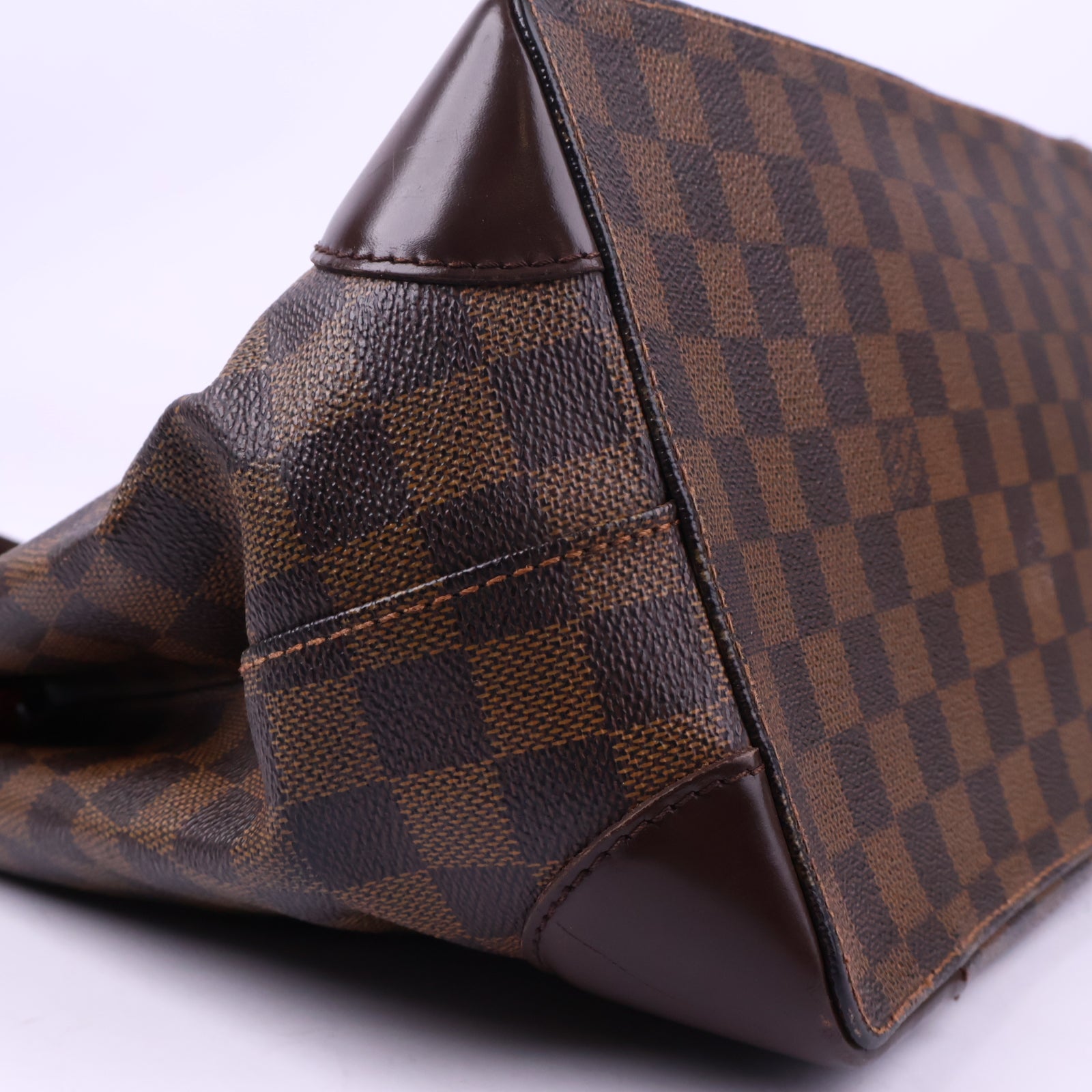 Louis Vuitton MM Hampstead Damier Shoulder Bag J3051R | Pre-Owned Excellent Brown Damier Canvas
