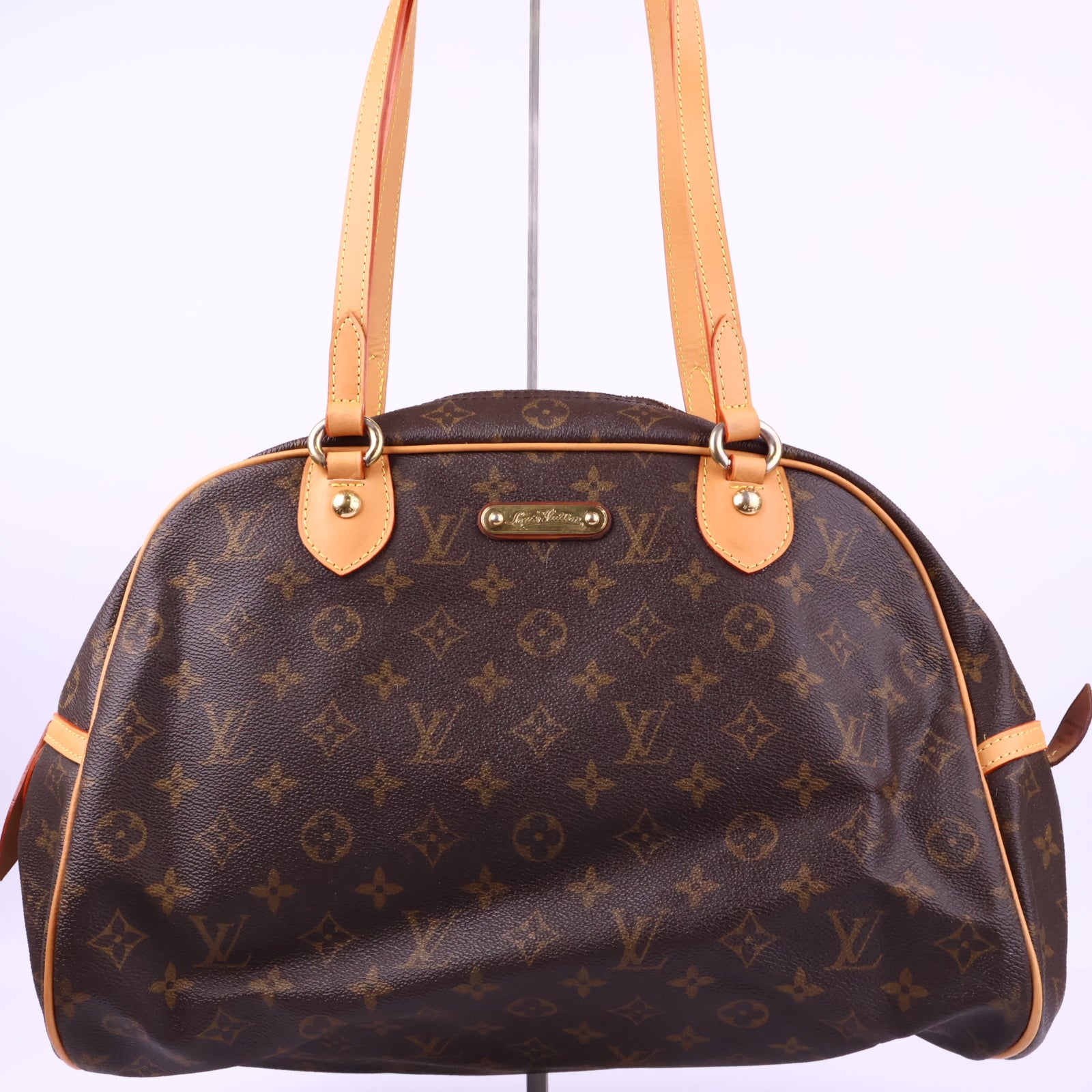 Louis Vuitton Monogram Canvas Montorgueil GM Bag Top Handle Bag J3038R | Pre-Owned Excellent Brown Monogram Canvas