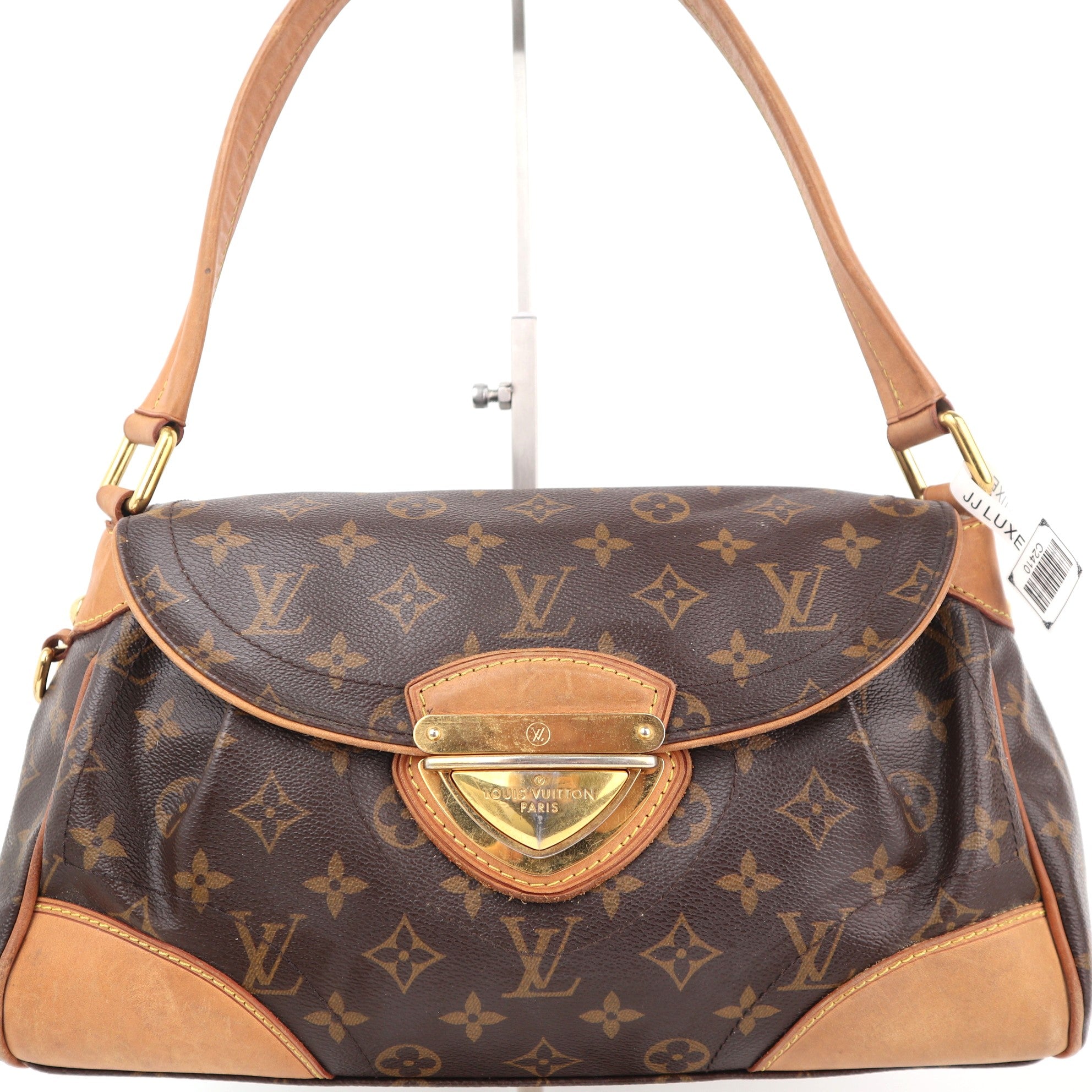 C2410 Louis Vuitton Shoulder Bag Monogram Beverly MM | Pre-Owned Very Good Brown Monogram monogram coated canvas, vachetta leather trim