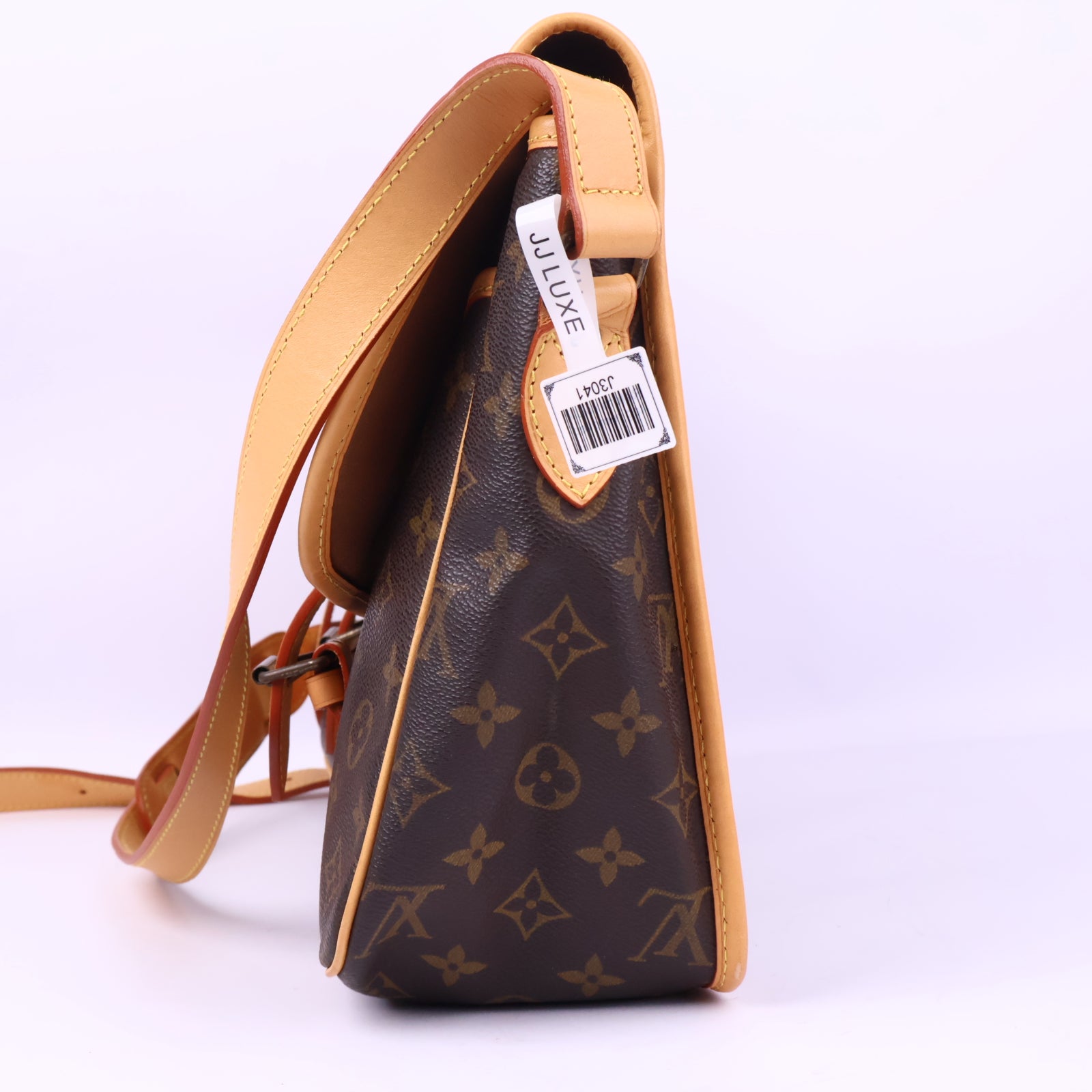 Louis Vuitton Monogram Gibecière GM Shoulder Bag J3041R# | Pre-Owned Excellent Brown Monogram Canvas