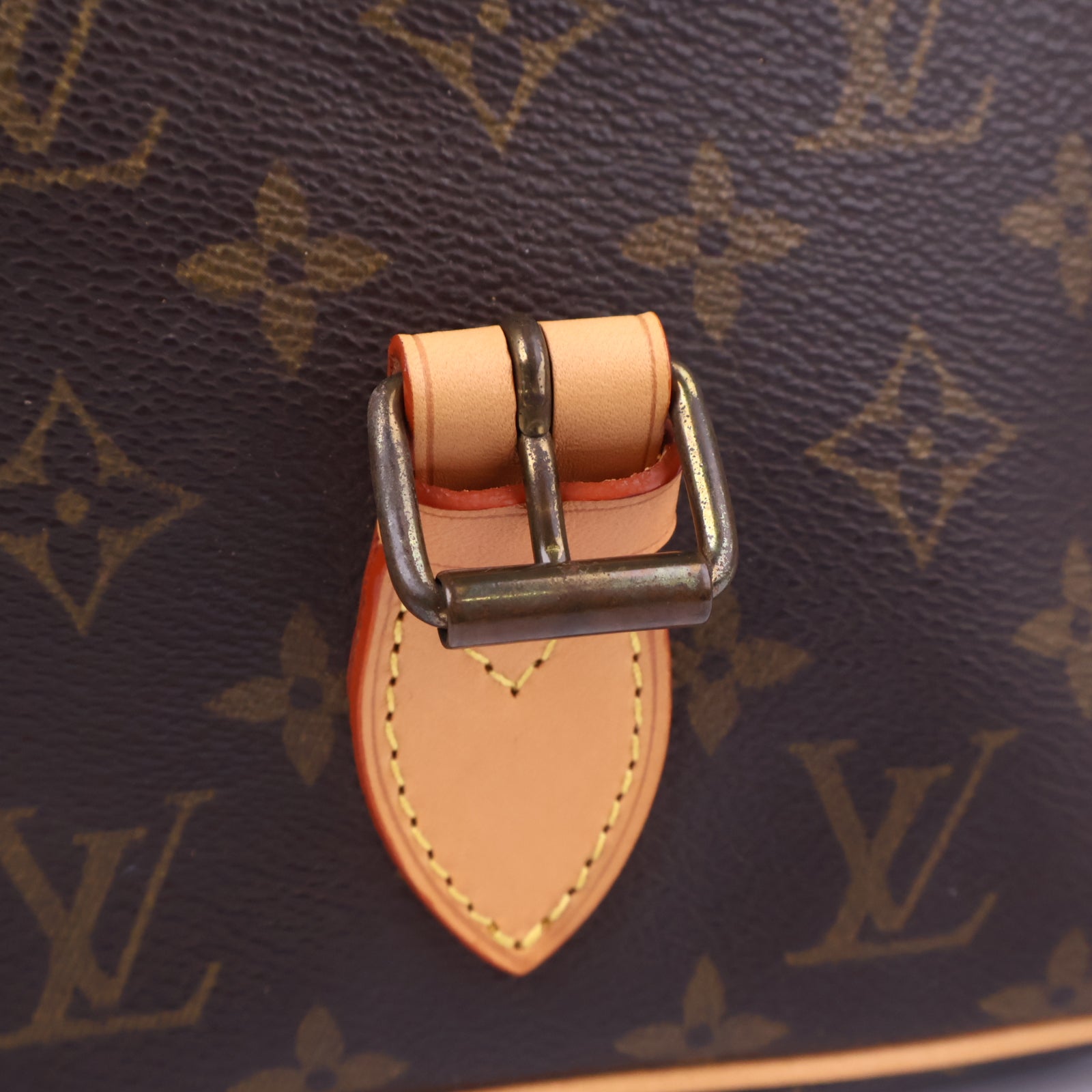 Louis Vuitton Monogram Gibecière GM Shoulder Bag J3041R# | Pre-Owned Excellent Brown Monogram Canvas