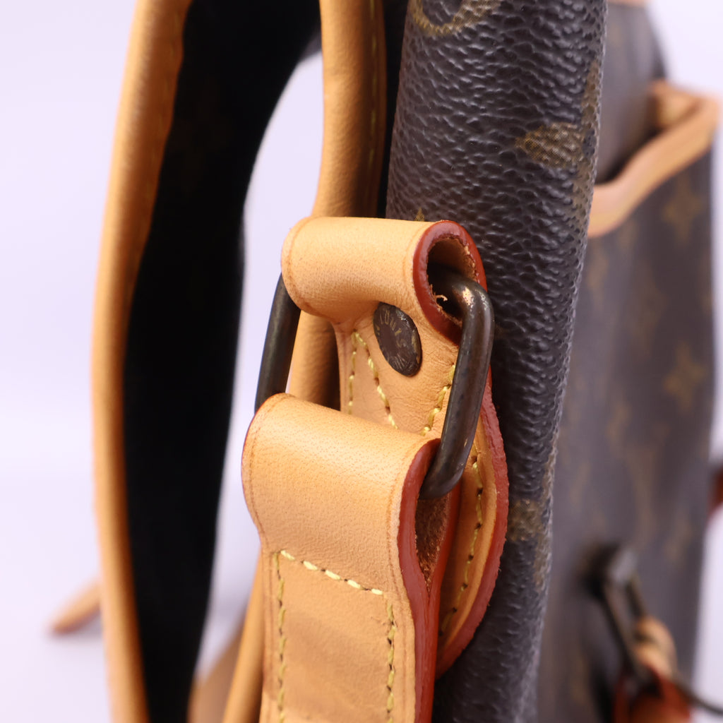 Louis Vuitton Monogram Gibecière GM Shoulder Bag J3041R# | Pre-Owned Excellent Brown Monogram Canvas