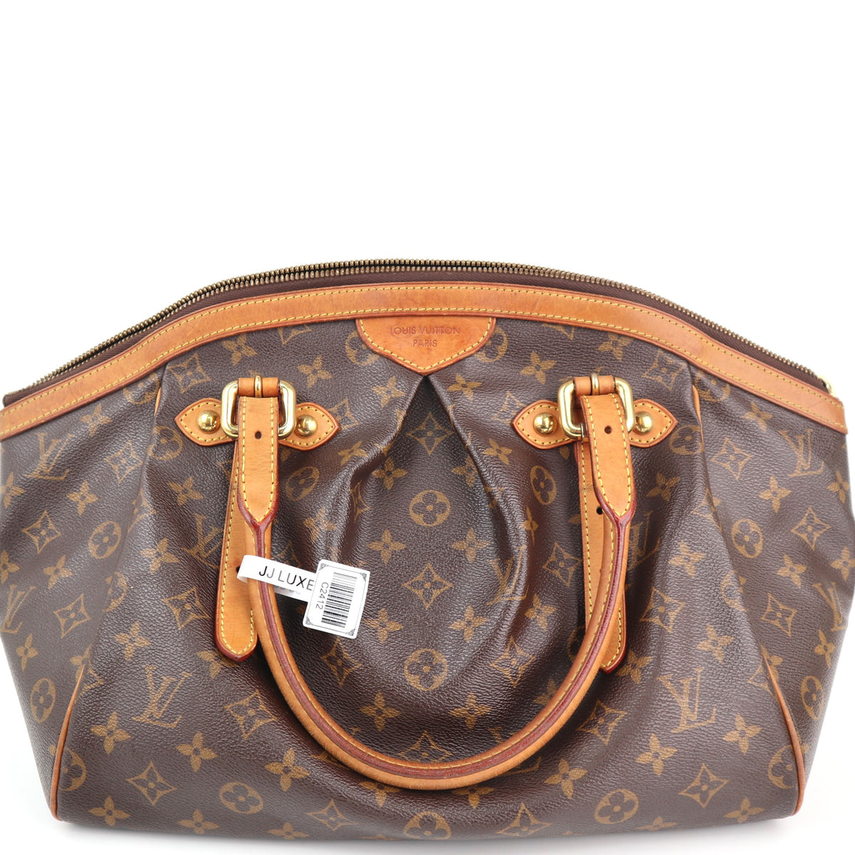 C2412 Louis Vuitton Shoulder Bag Monogram Tivoli GM | Pre-Owned Very Good Brown Monogram monogram coated canvas, vachetta leather trim