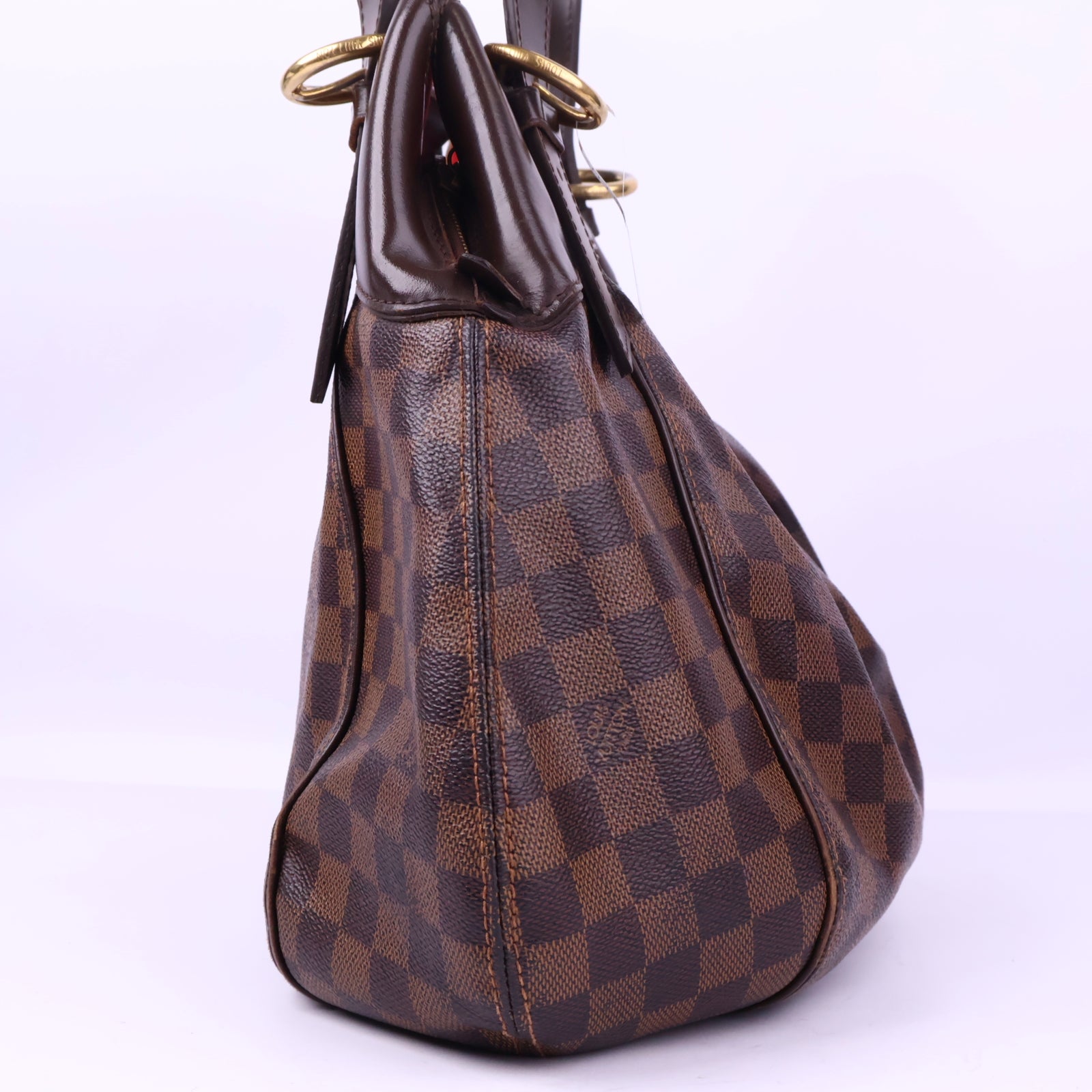 Louis Vuitton Damier Ebene Sistina GM Shoulder Bag J3184R | Pre-Owned Excellent Brown Damier Ebene Canvas