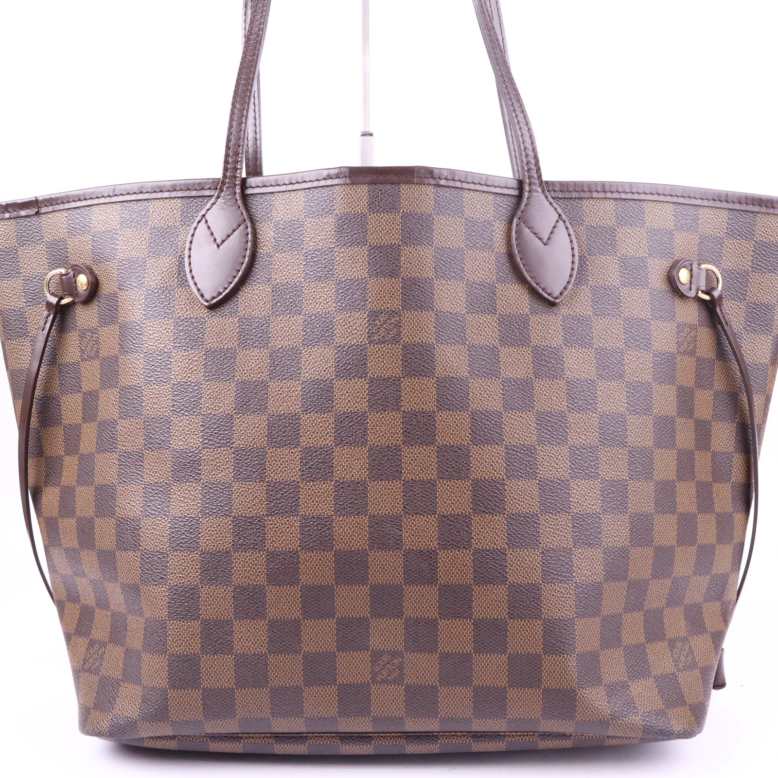 Louis Vuitton Neverfull Damier MM Tote Bag J3026 | Pre-Owned Like New Brown Damier Canvas