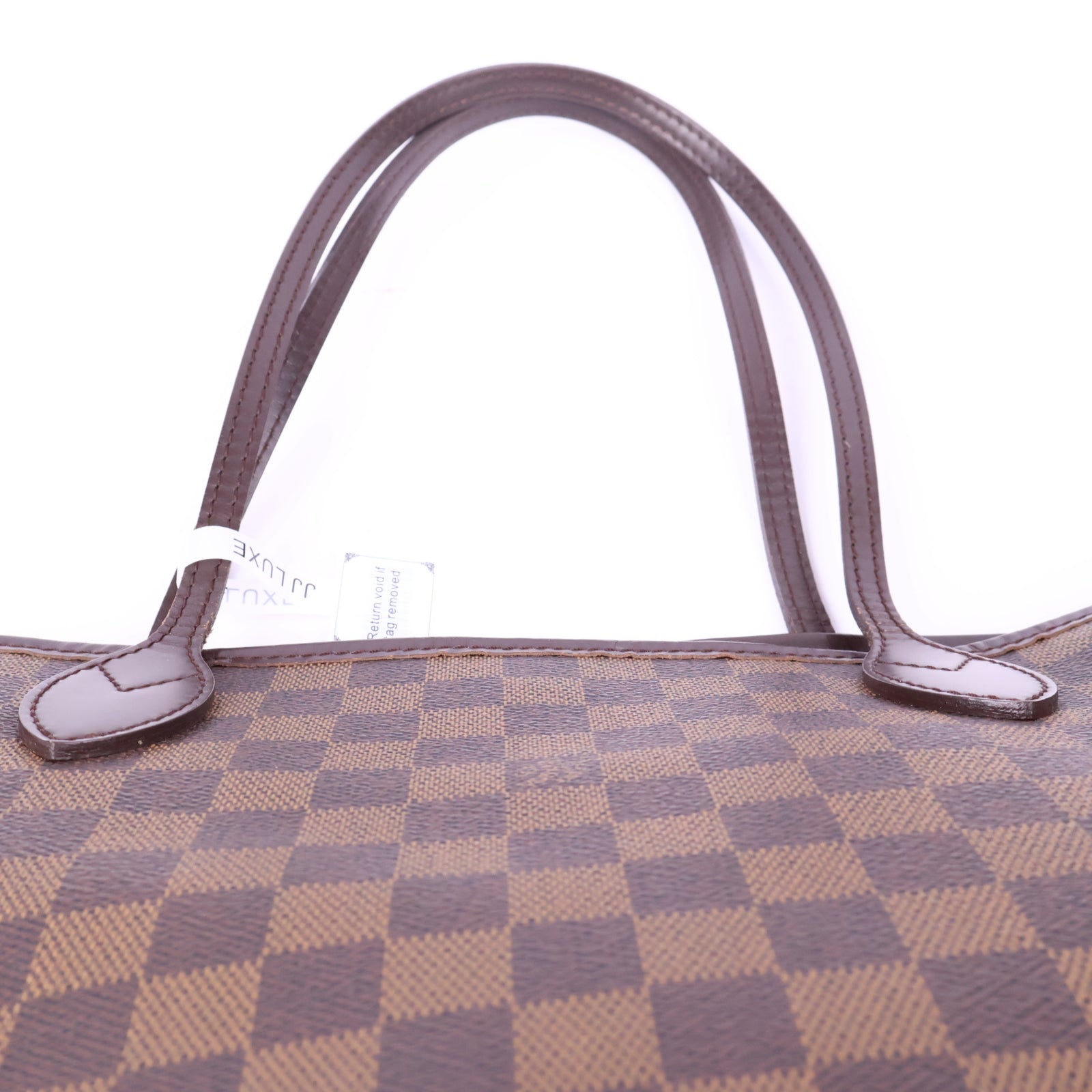 Louis Vuitton Neverfull Damier MM Tote Bag J3026 | Pre-Owned Like New Brown Damier Canvas