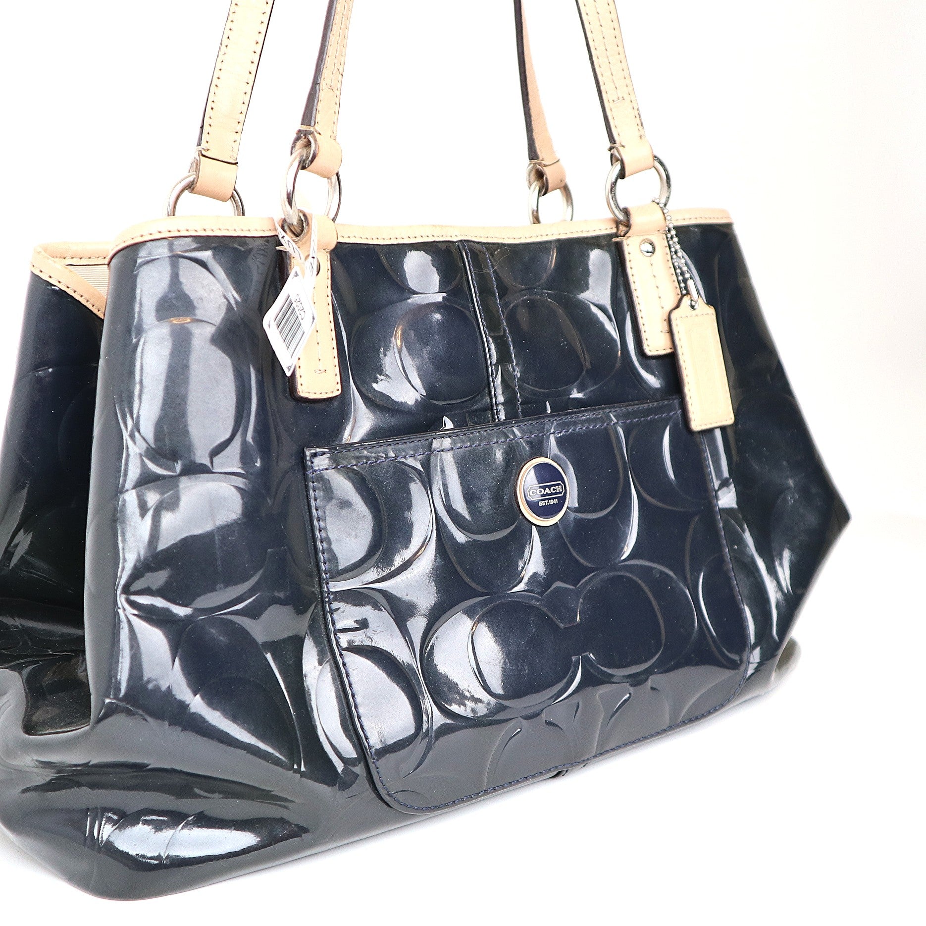 C2025 Coach Patent Leather Satchel-Pre Owned