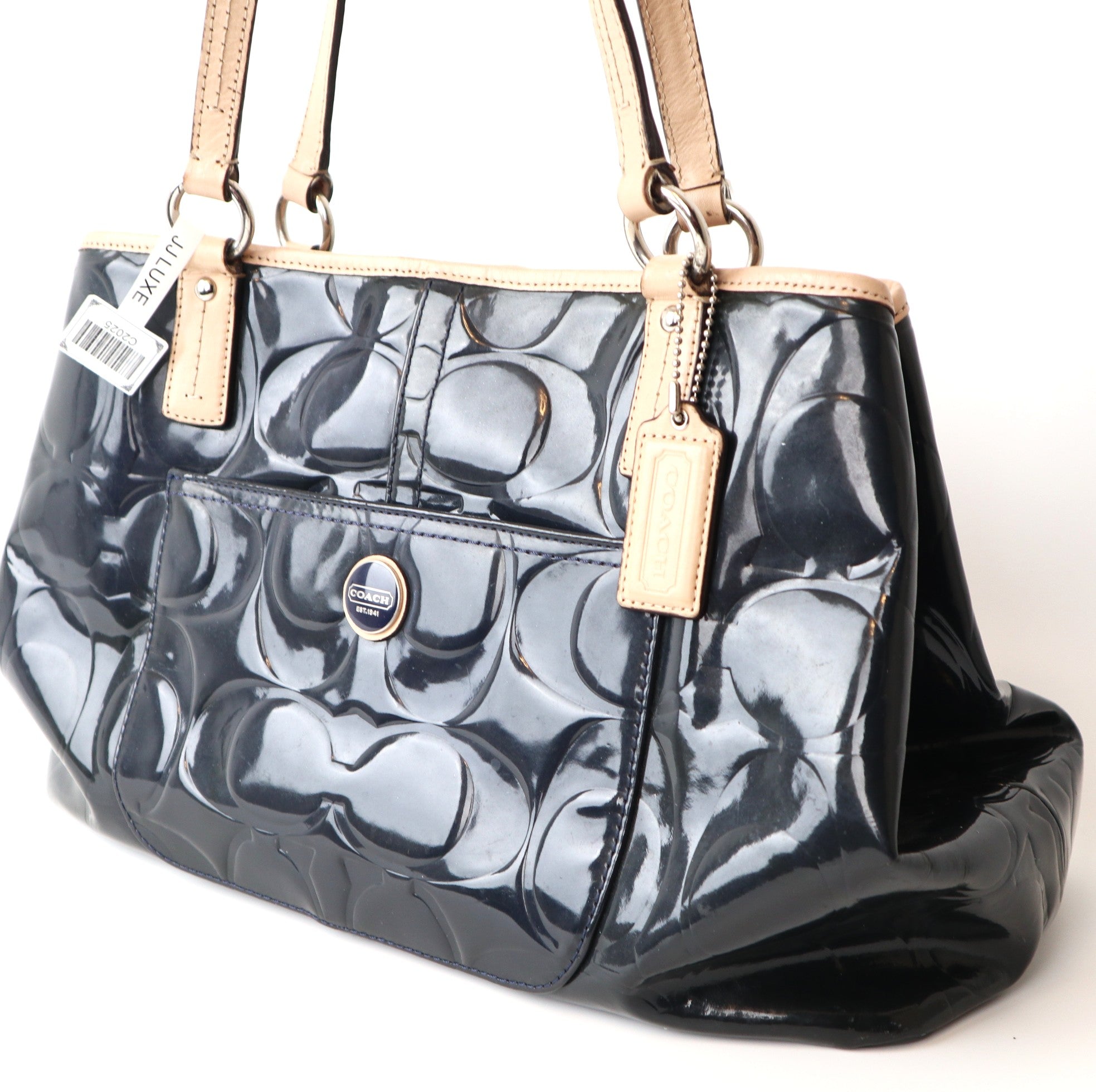 C2025 Coach Patent Leather Satchel-Pre Owned