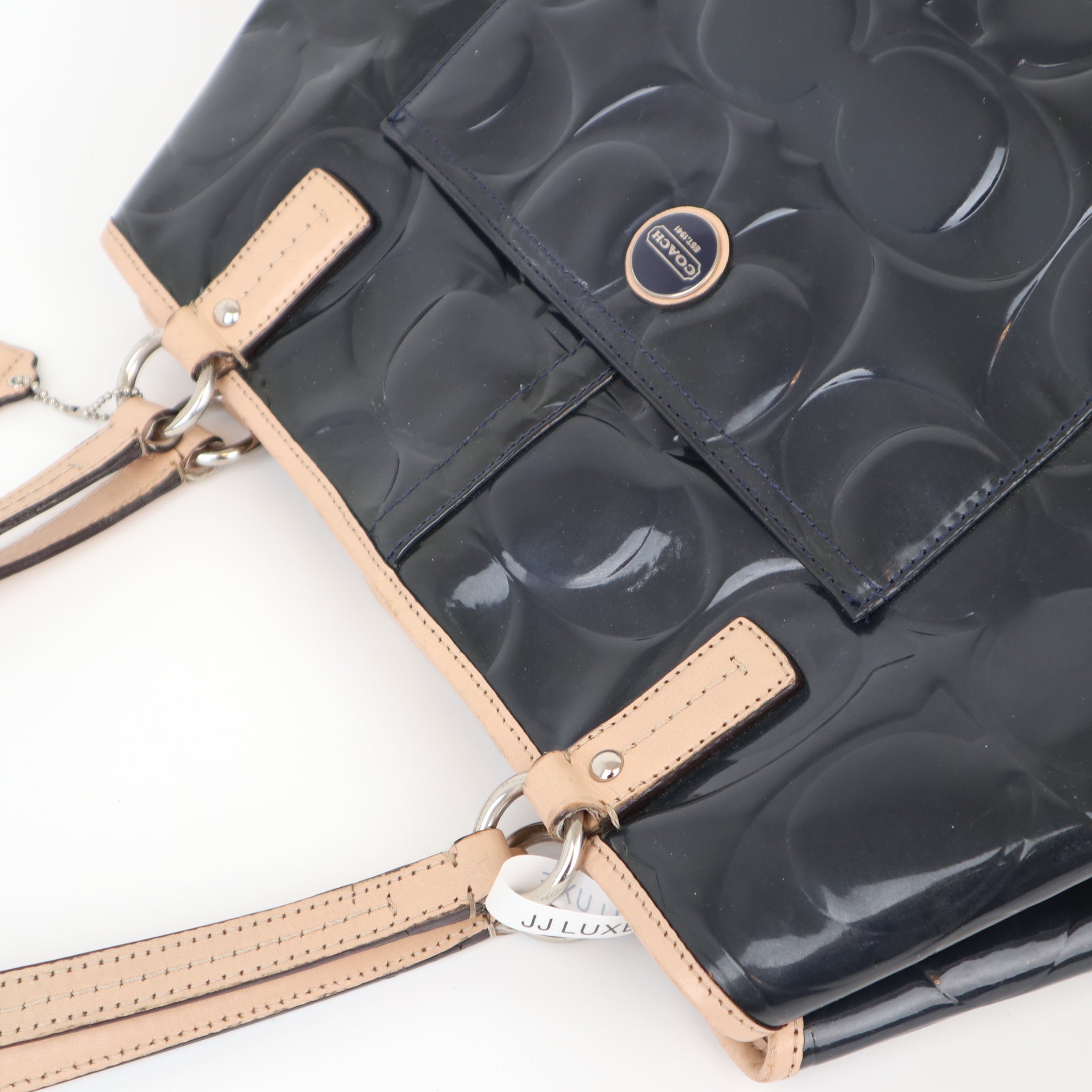 C2025 Coach Patent Leather Satchel-Pre Owned