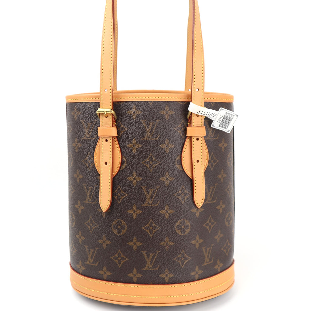 Louis Vuitton Petit Bucket 23 Bucket Bag C1525R | Pre-Owned Excellent Brown Monogram Canvas